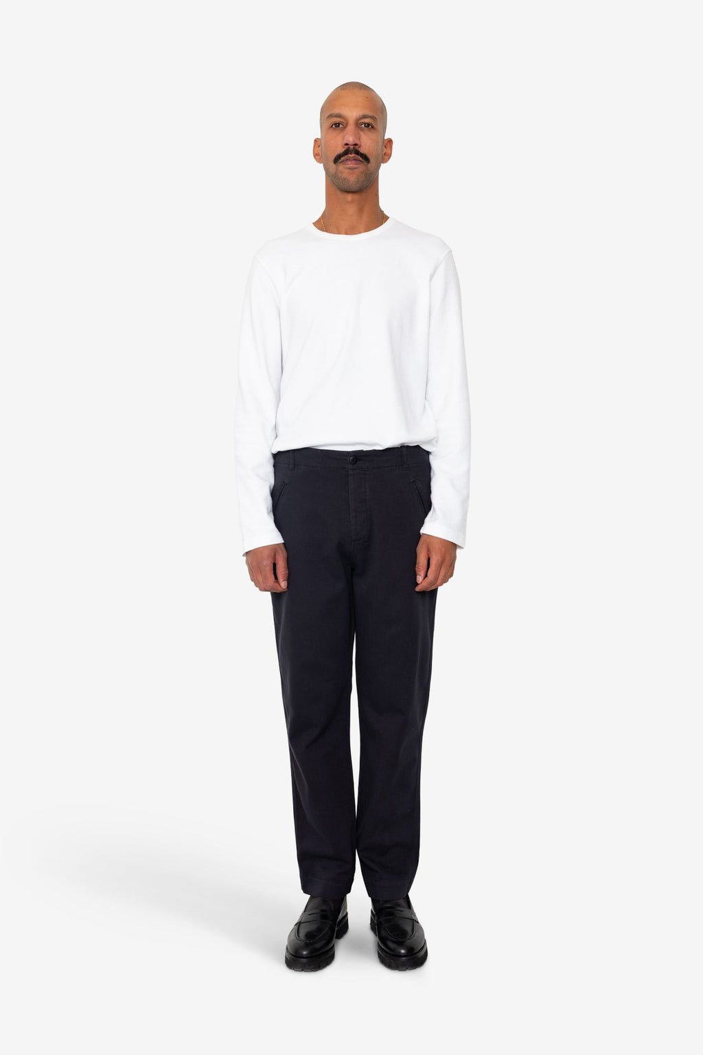 Lean Assembly Pant - Soft Black Brushed Twill