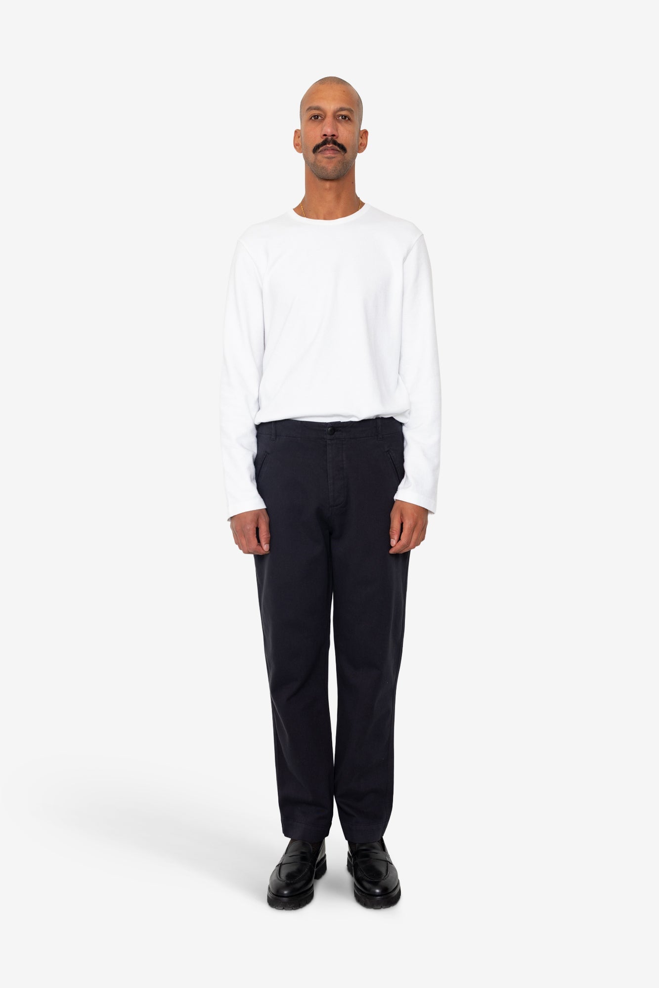 Lean Assembly Pant - Soft Black Brushed Twill