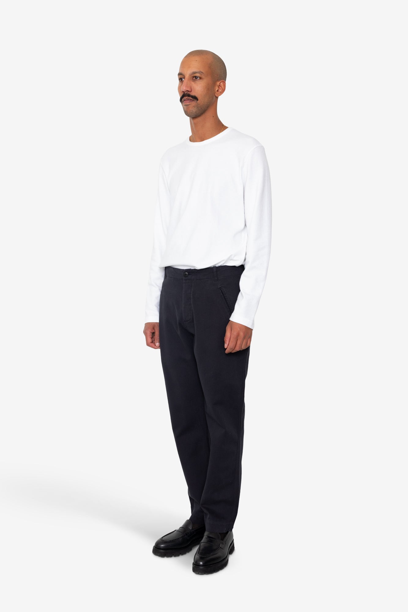 Lean Assembly Pant - Soft Black Brushed Twill