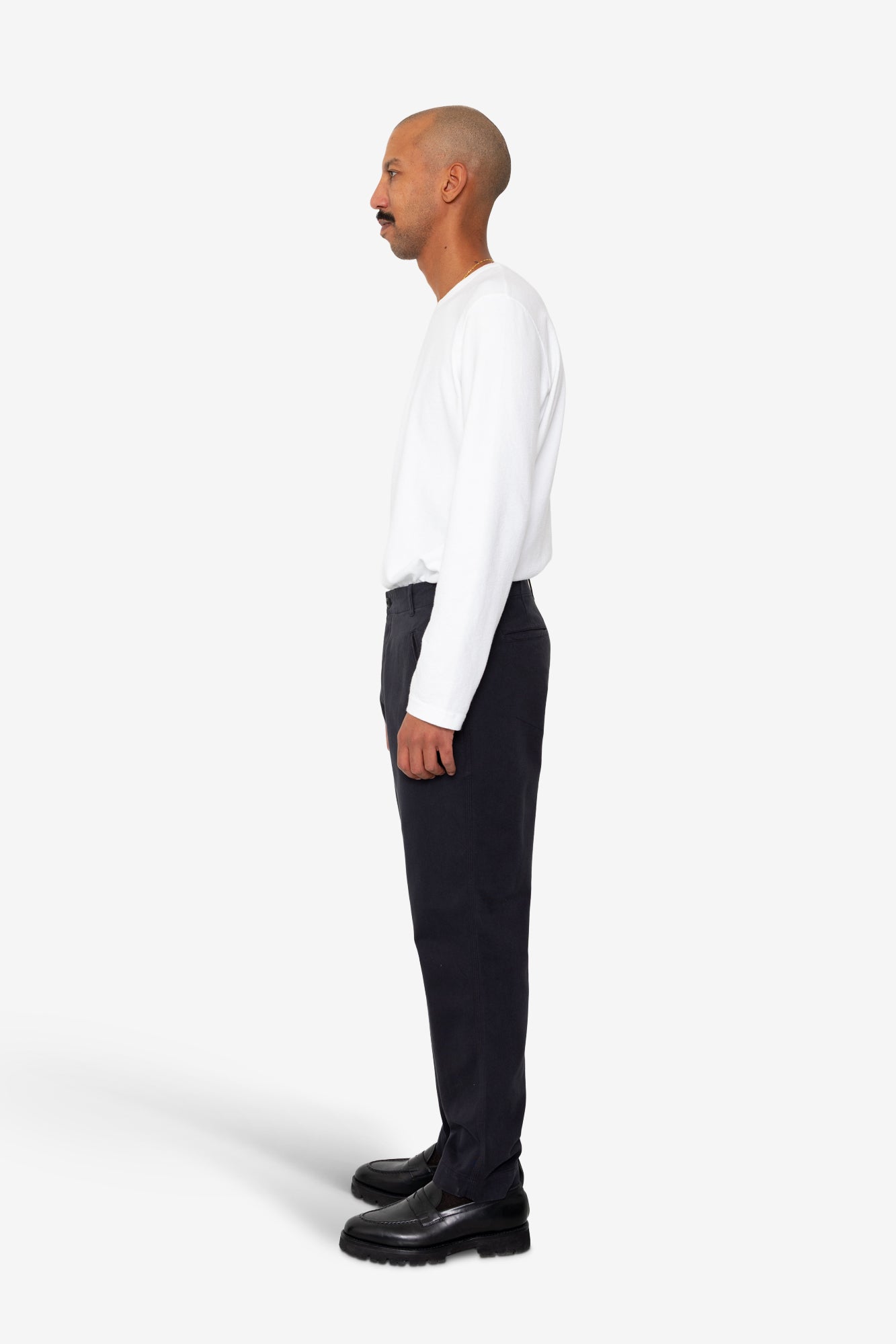 Lean Assembly Pant - Soft Black Brushed Twill