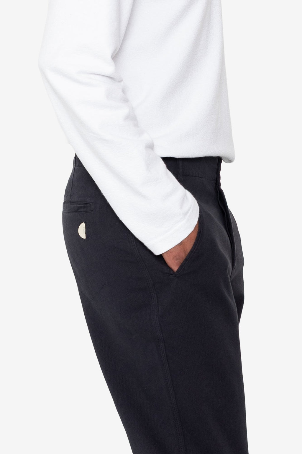 Lean Assembly Pant - Soft Black Brushed Twill