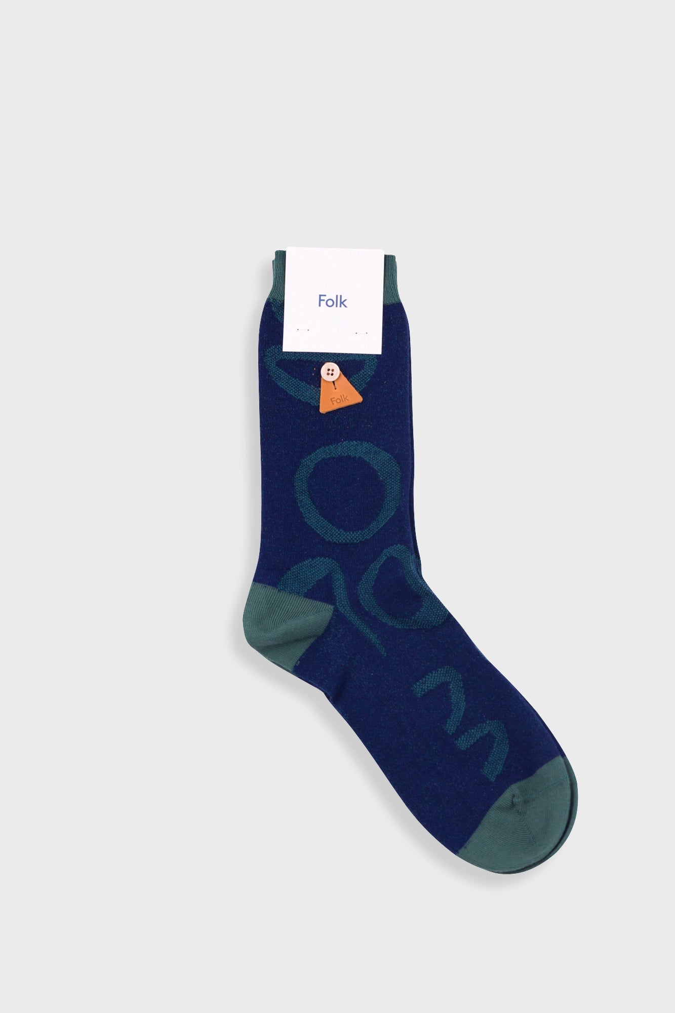 Lightweight Suiting Sock - Navy / Khaki