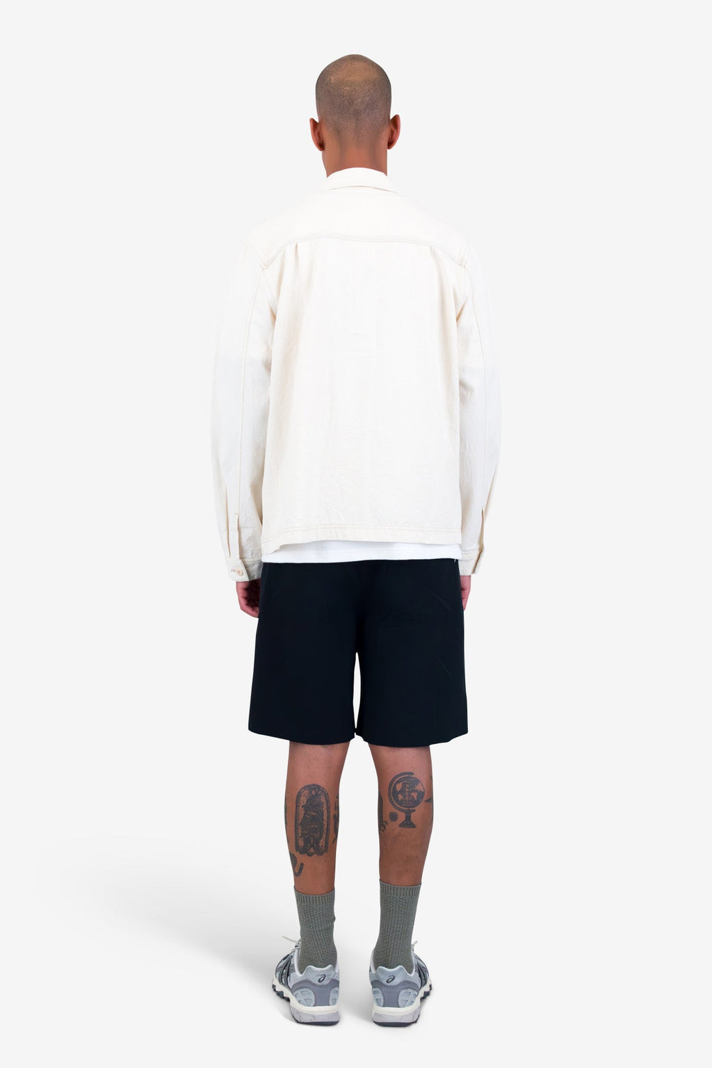 Lunar Jacket - Ecru Crinkle Canvas