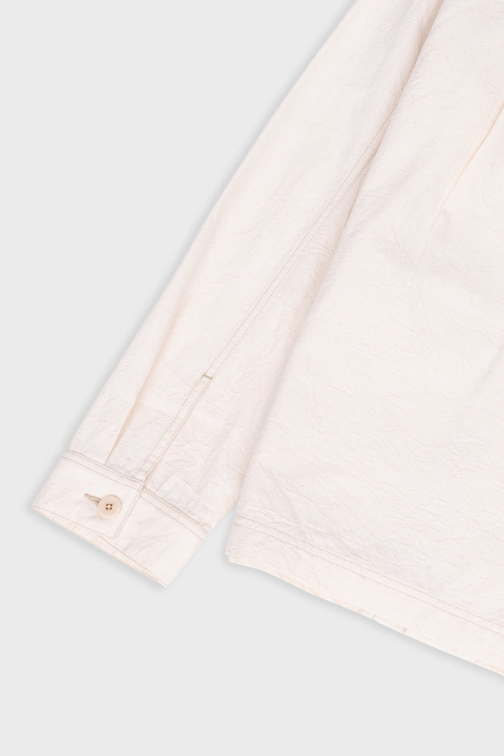 Lunar Jacket - Ecru Crinkle Canvas