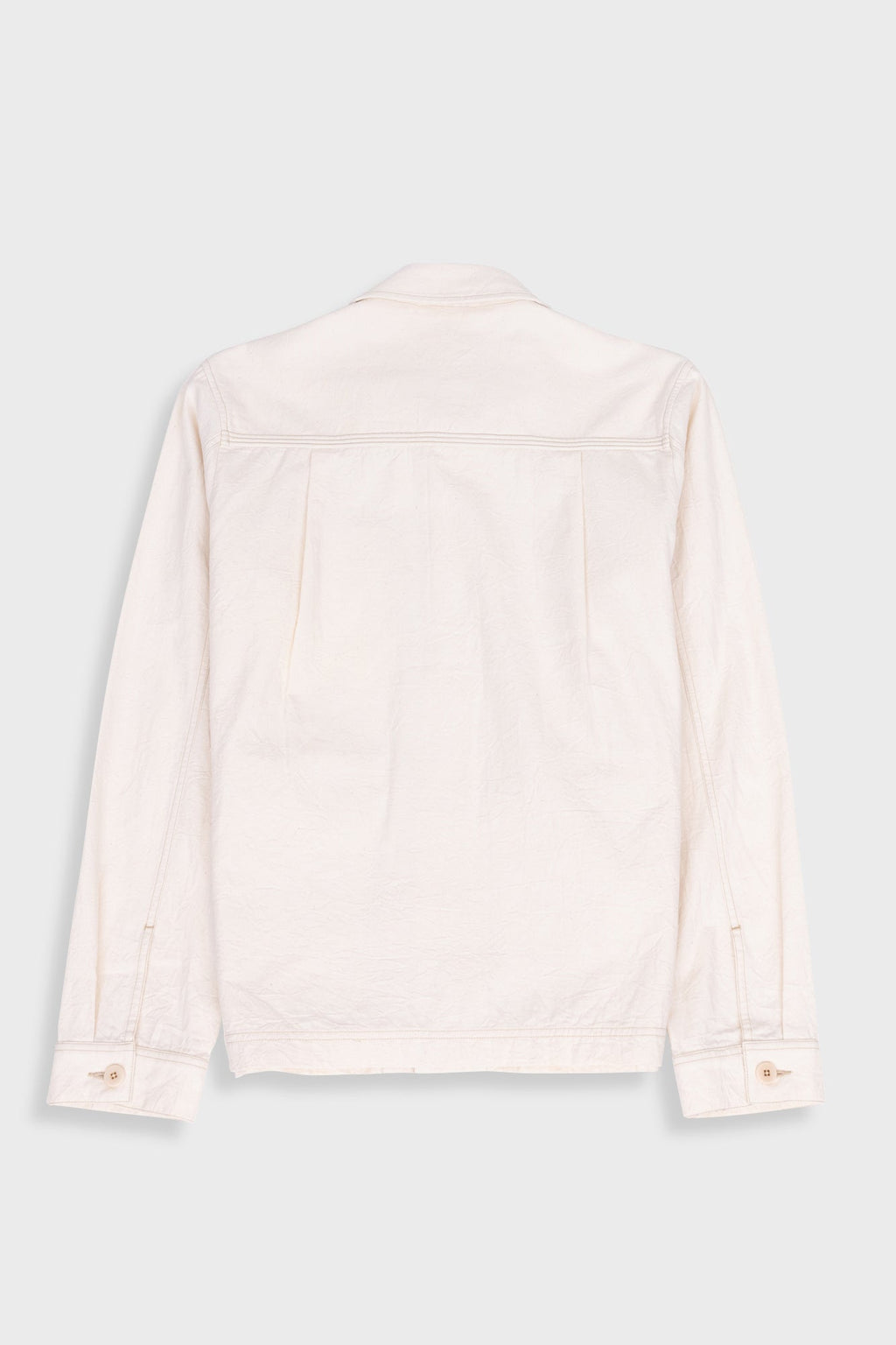 Lunar Jacket - Ecru Crinkle Canvas