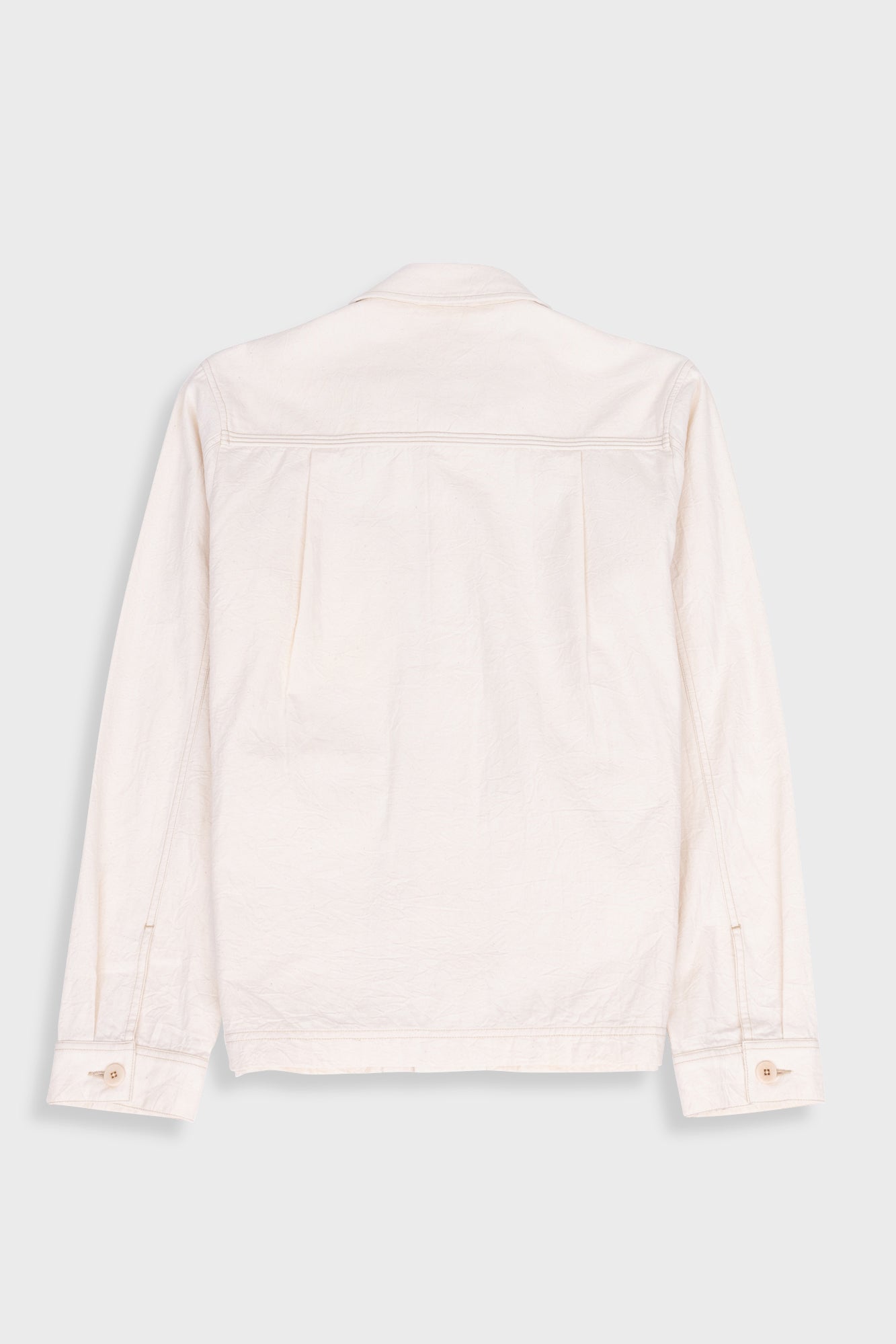 Lunar Jacket - Ecru Crinkle Canvas