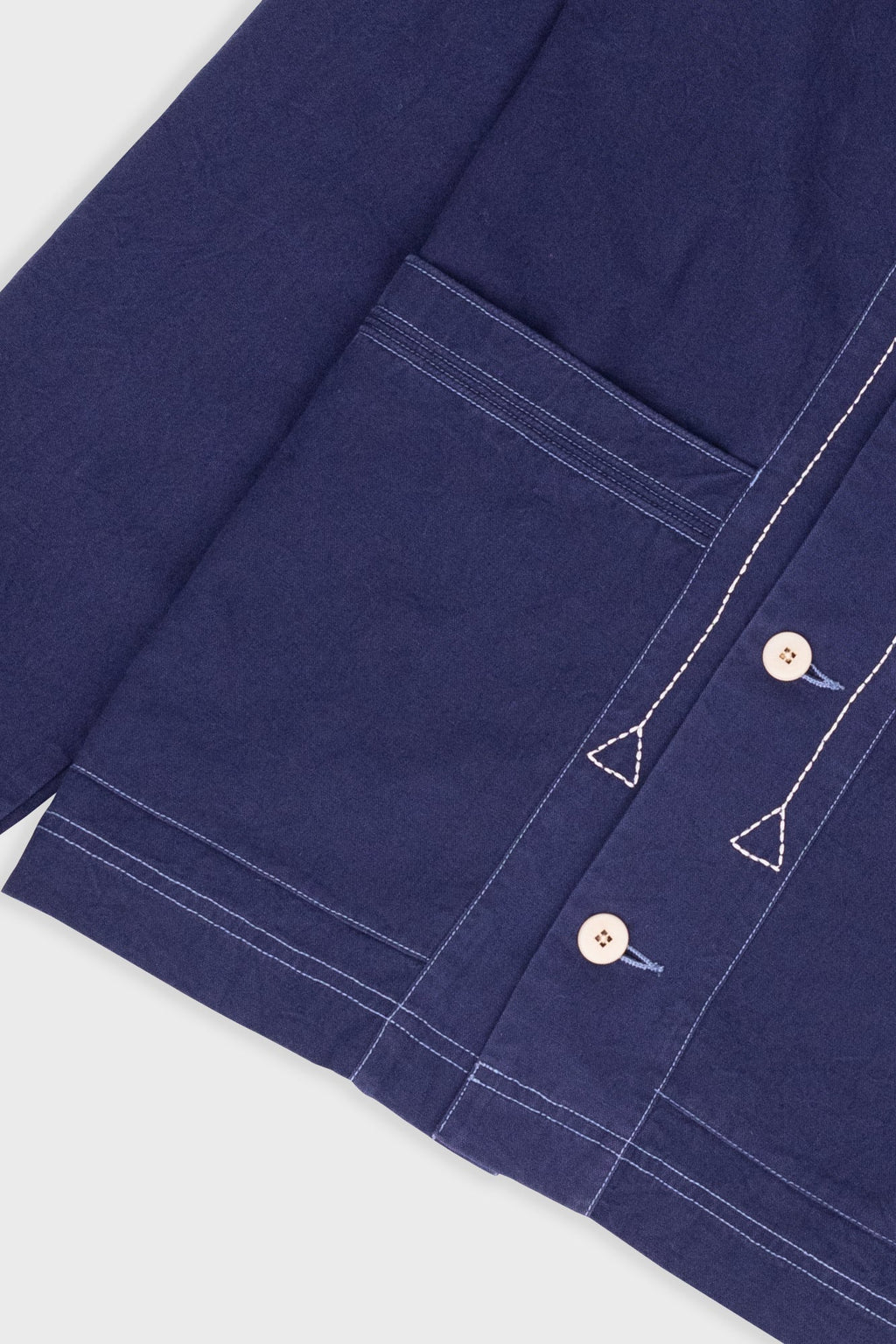 Lunar Jacket - Ink Blue Crinkle Canvas