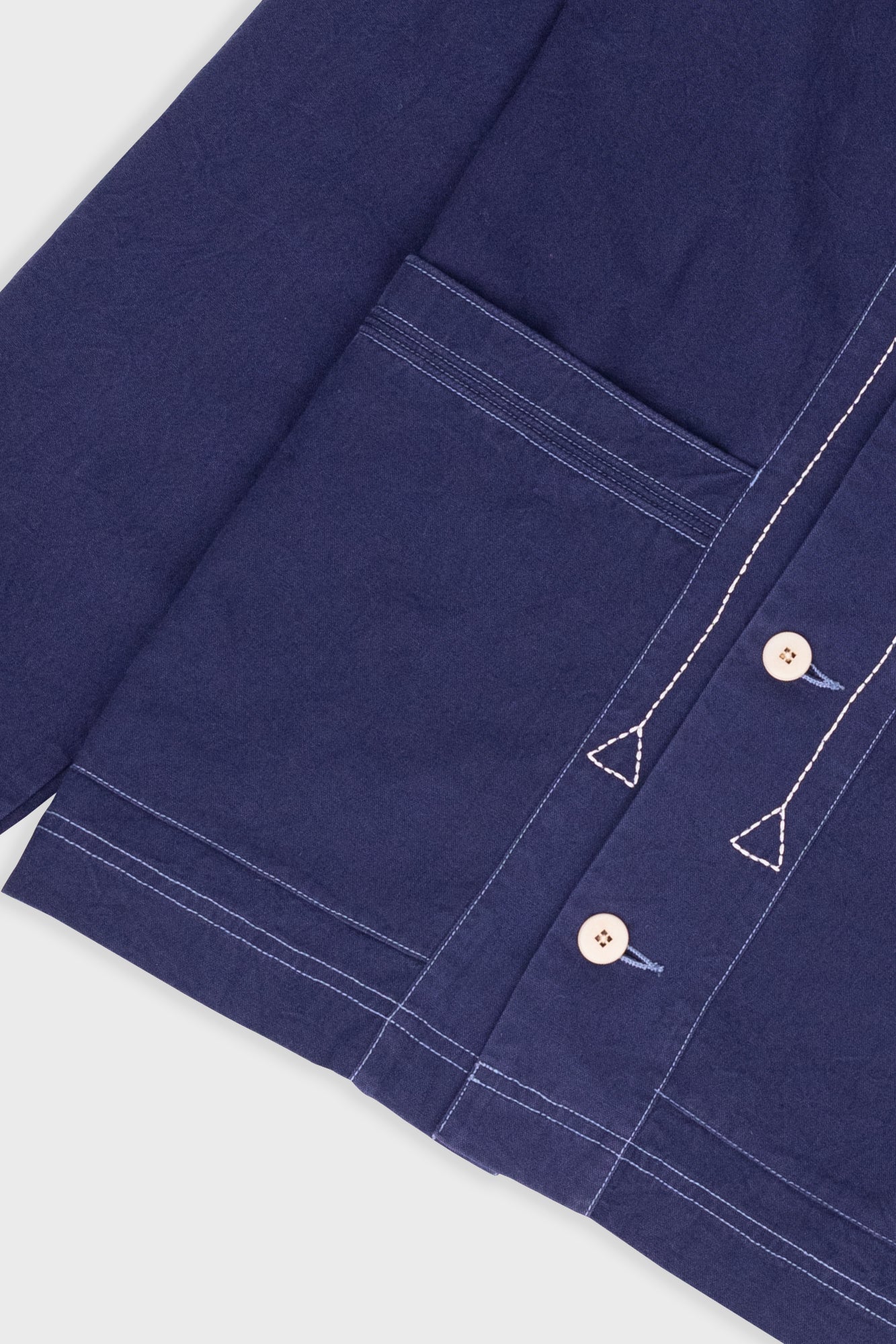 Lunar Jacket - Ink Blue Crinkle Canvas