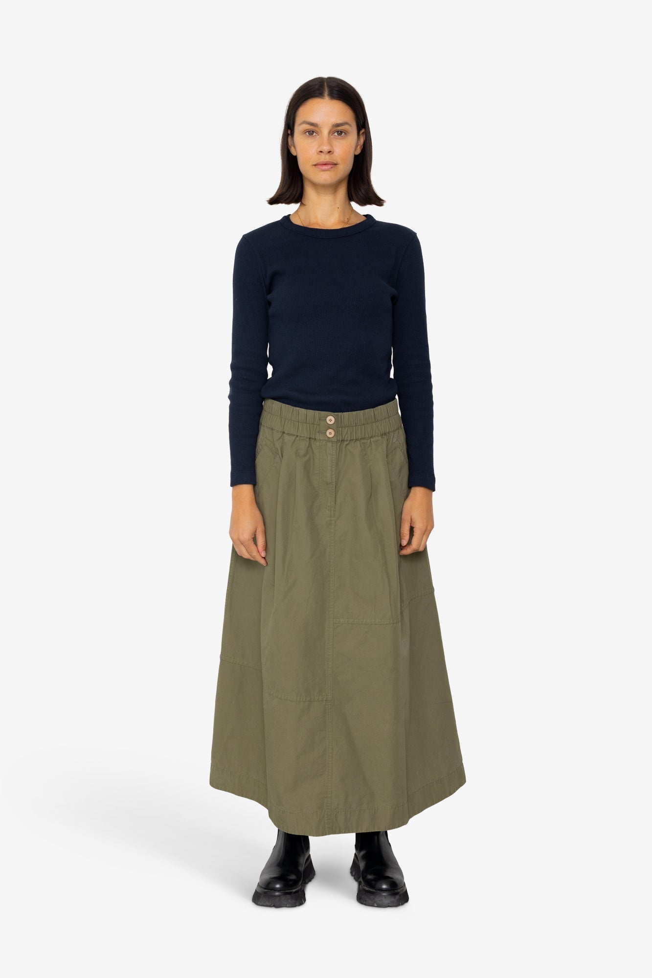 Maxi Skirt - Dark Olive