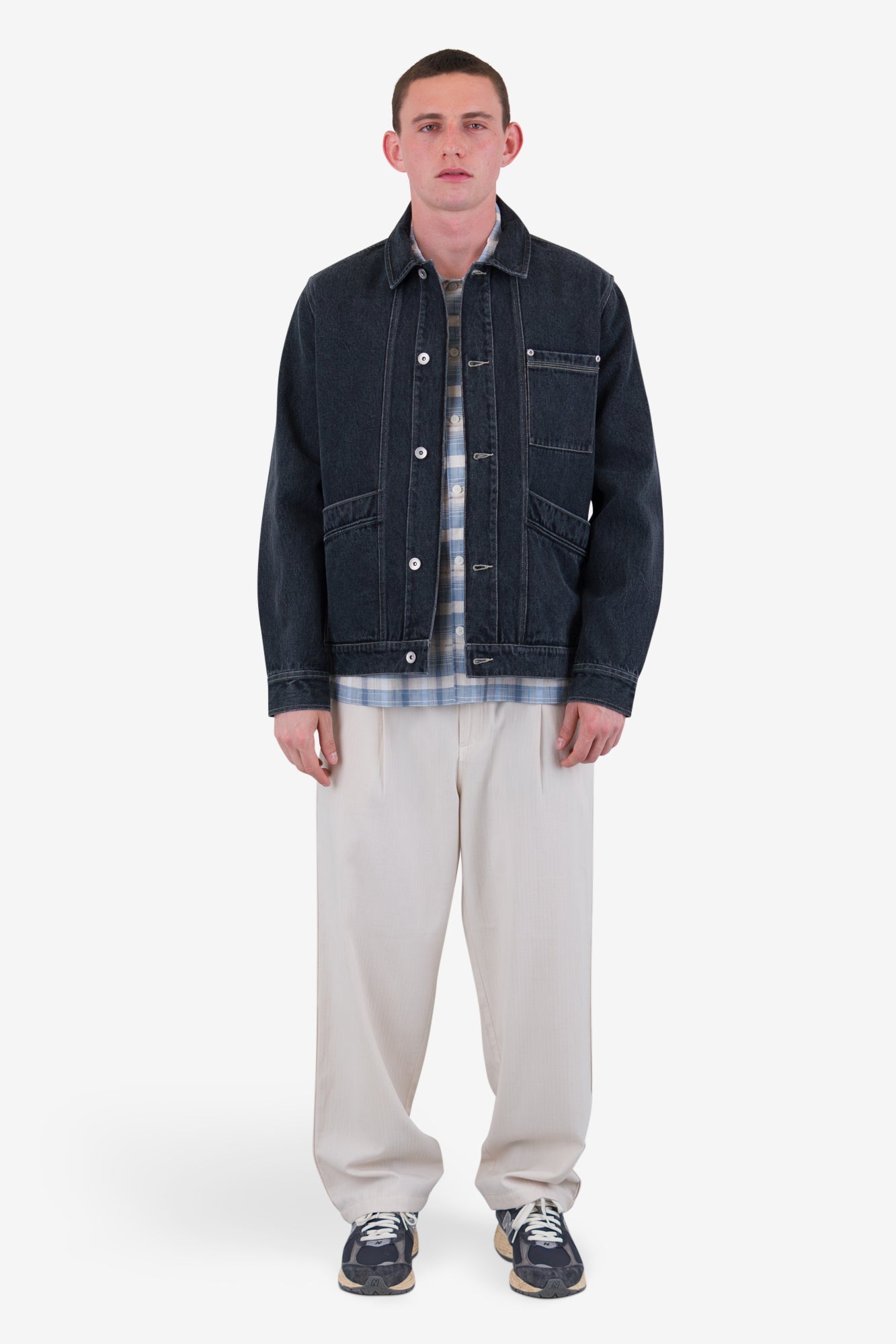 Meyer Jacket - Black Washed Denim