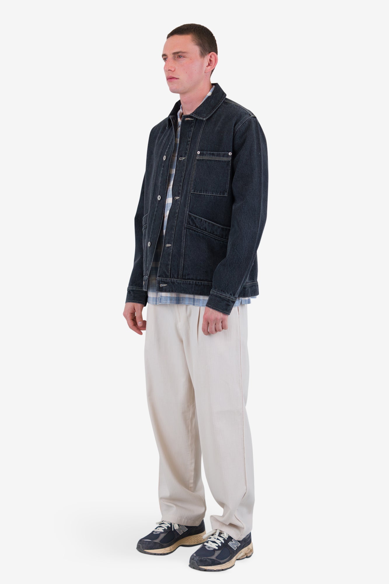 Meyer Jacket - Black Washed Denim
