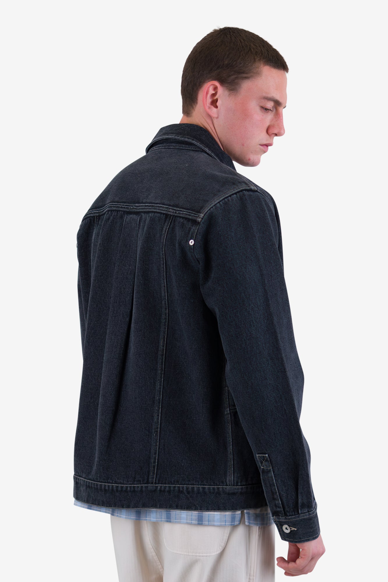 Meyer Jacket - Black Washed Denim