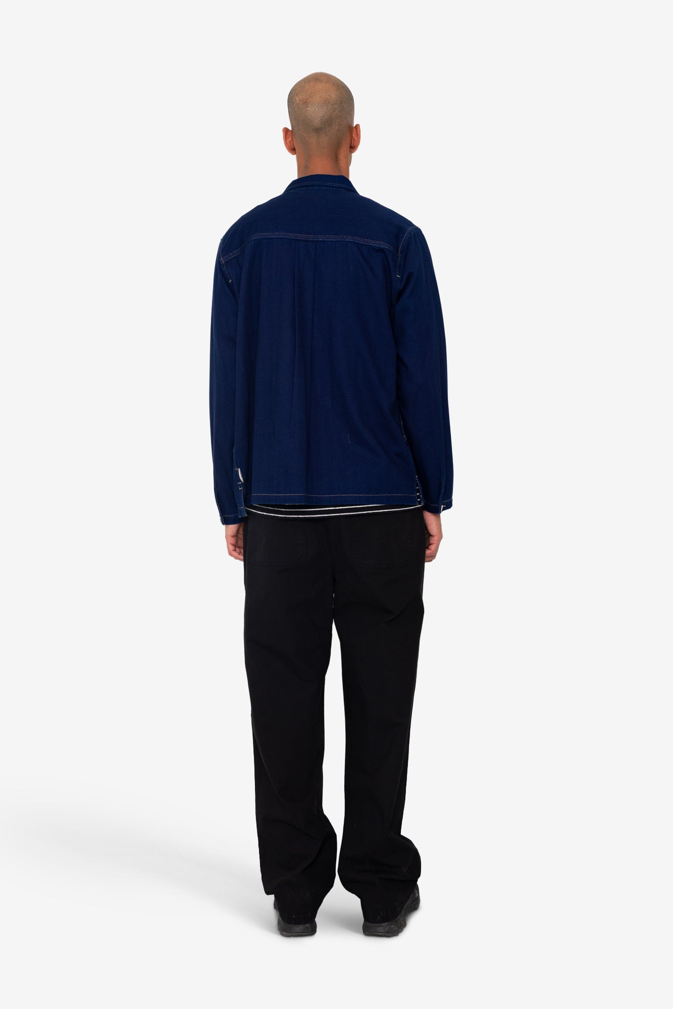 Meyer Shirt Jacket - Deep Denim Herringbone