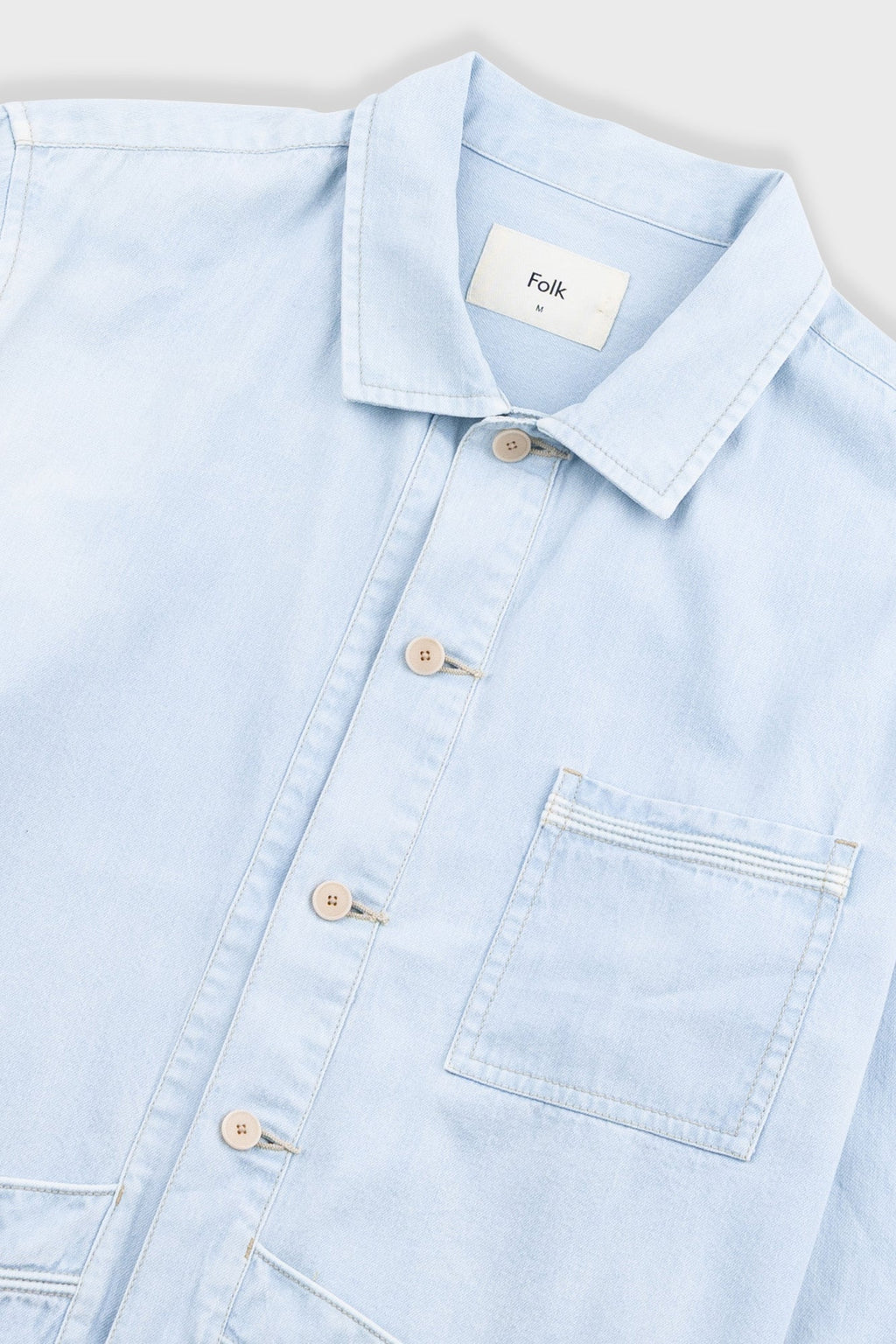 Meyer Shirt Jacket - Light Denim
