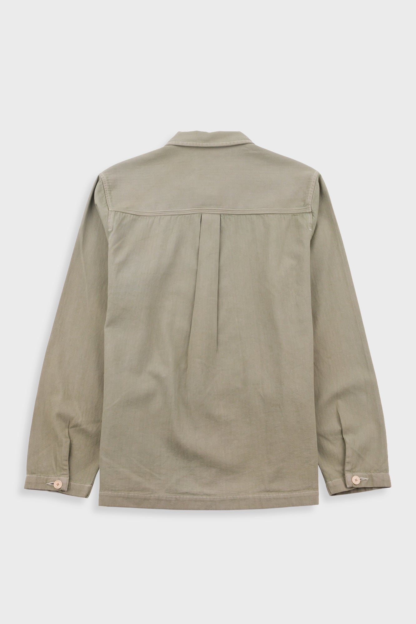 Meyer Shirt Jacket - Silver Sage Herringbone