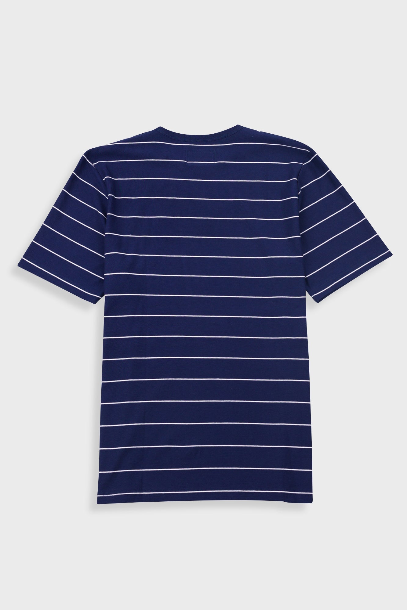 Microstripe T-Shirt - Navy / Ecru