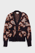 Mixed Yarn Cardigan - Espresso Mix