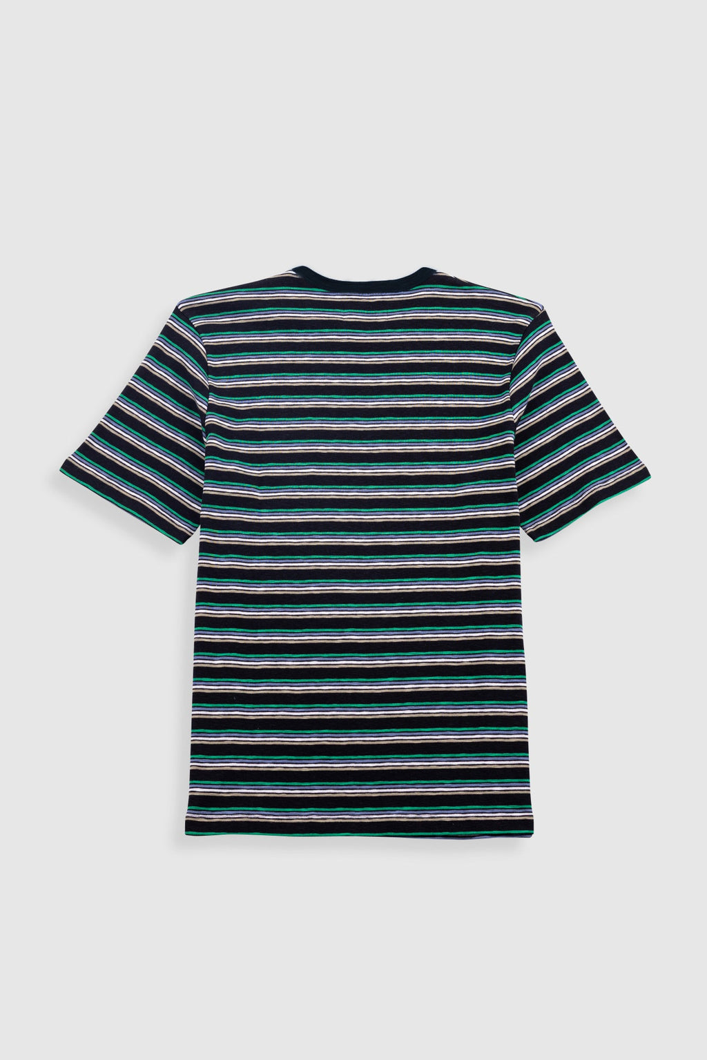 Multistripe T-Shirt - Black / Green Mix