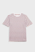 Multistripe T-Shirt - Ecru / Red Oxide Mix