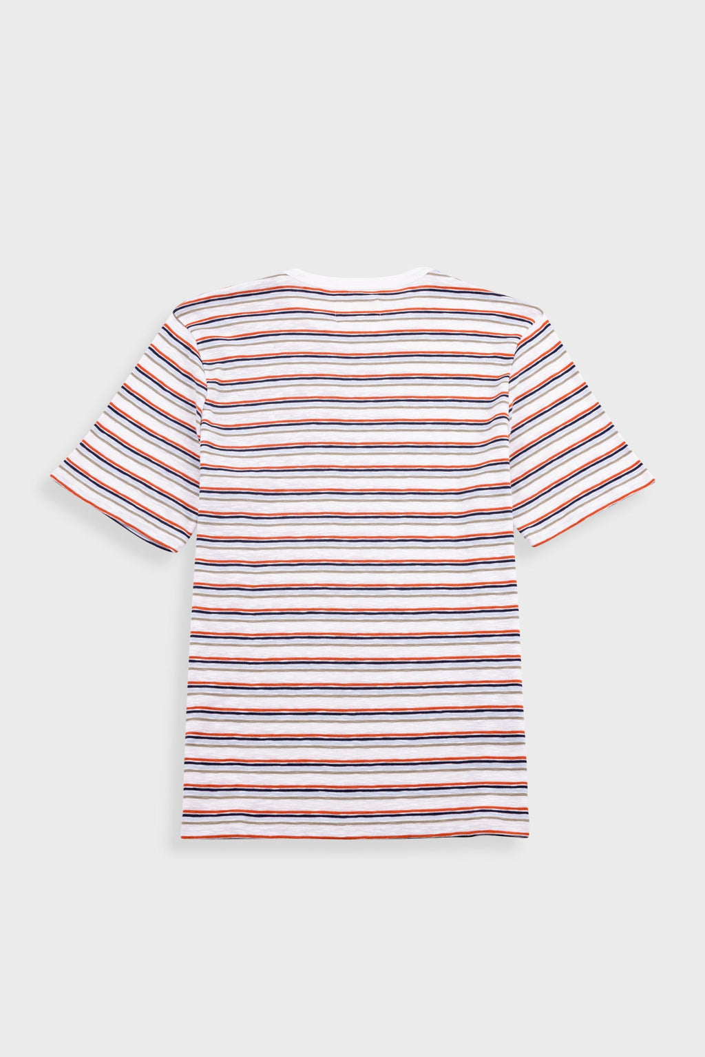 Multistripe T-Shirt - Ecru / Red Oxide Mix