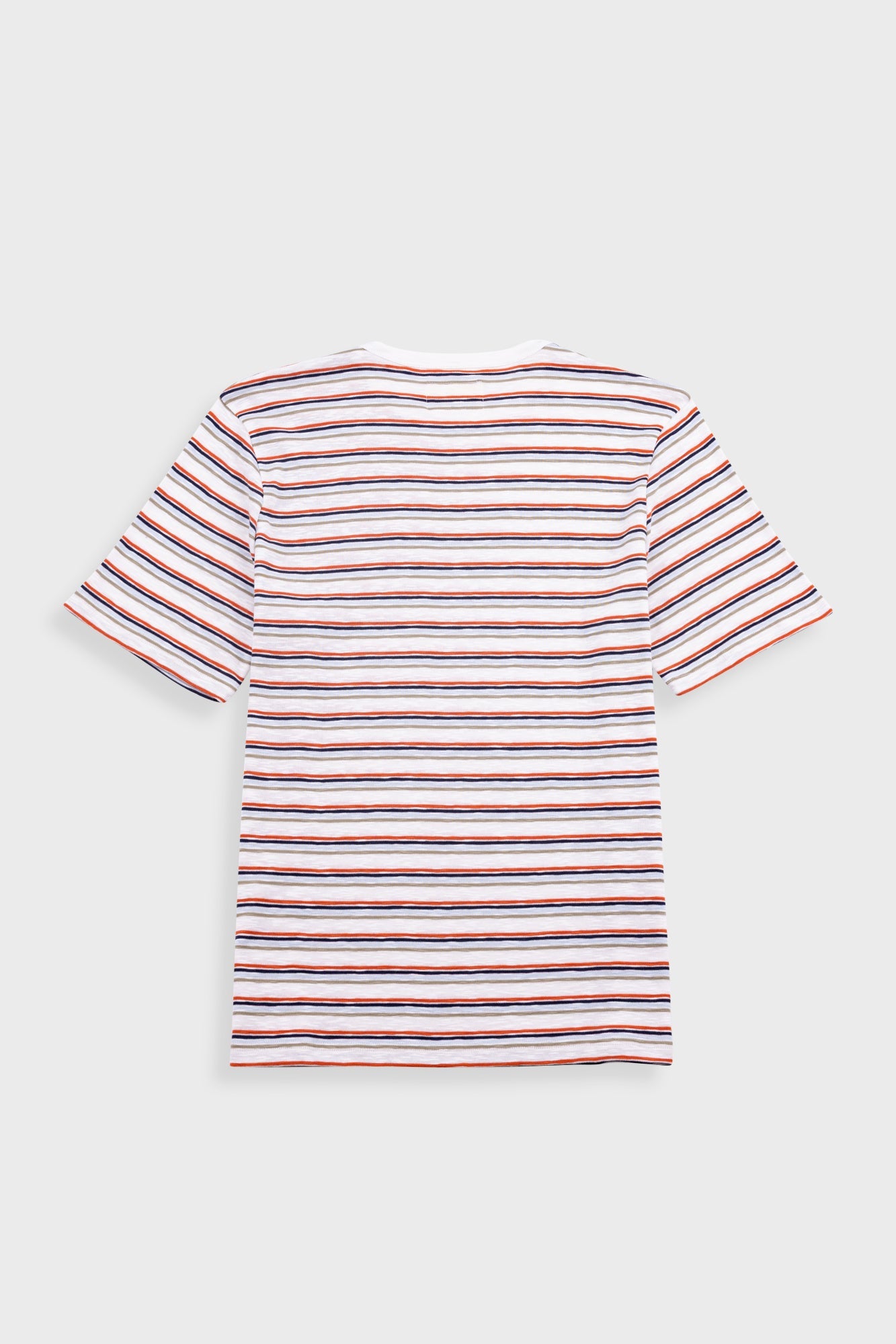 Multistripe T-Shirt - Ecru / Red Oxide Mix
