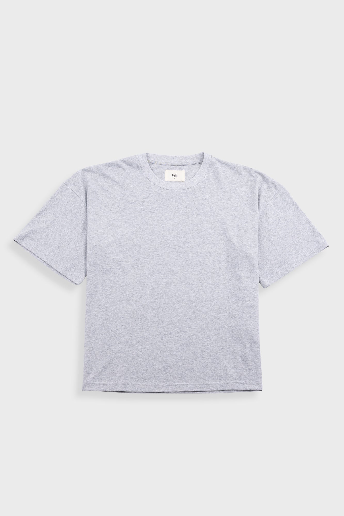 Oversized T-Shirt - Grey Melange Slub