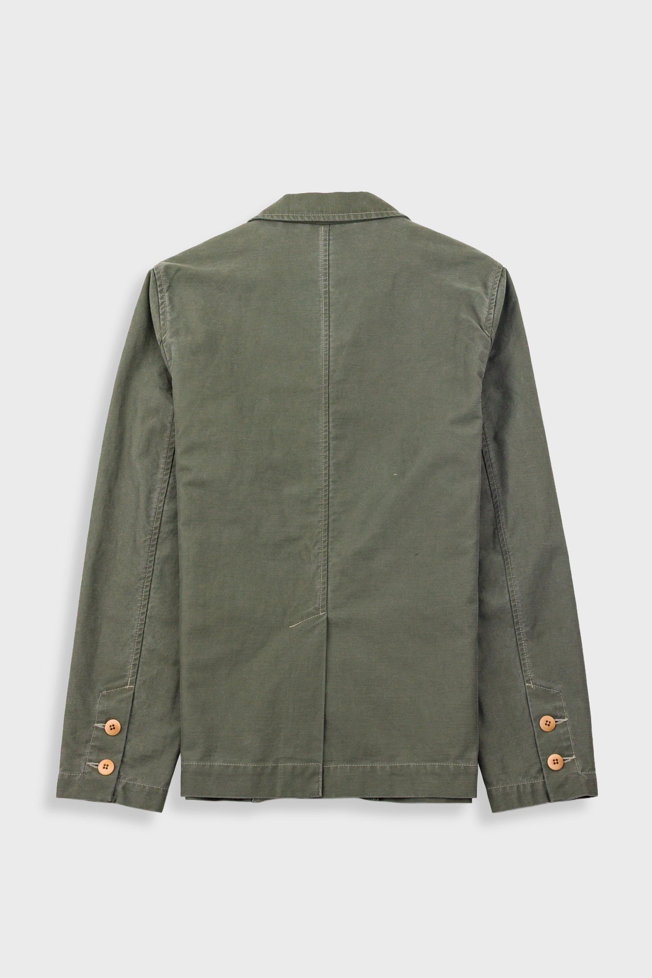 Patch Jacket - Dark Olive Slub