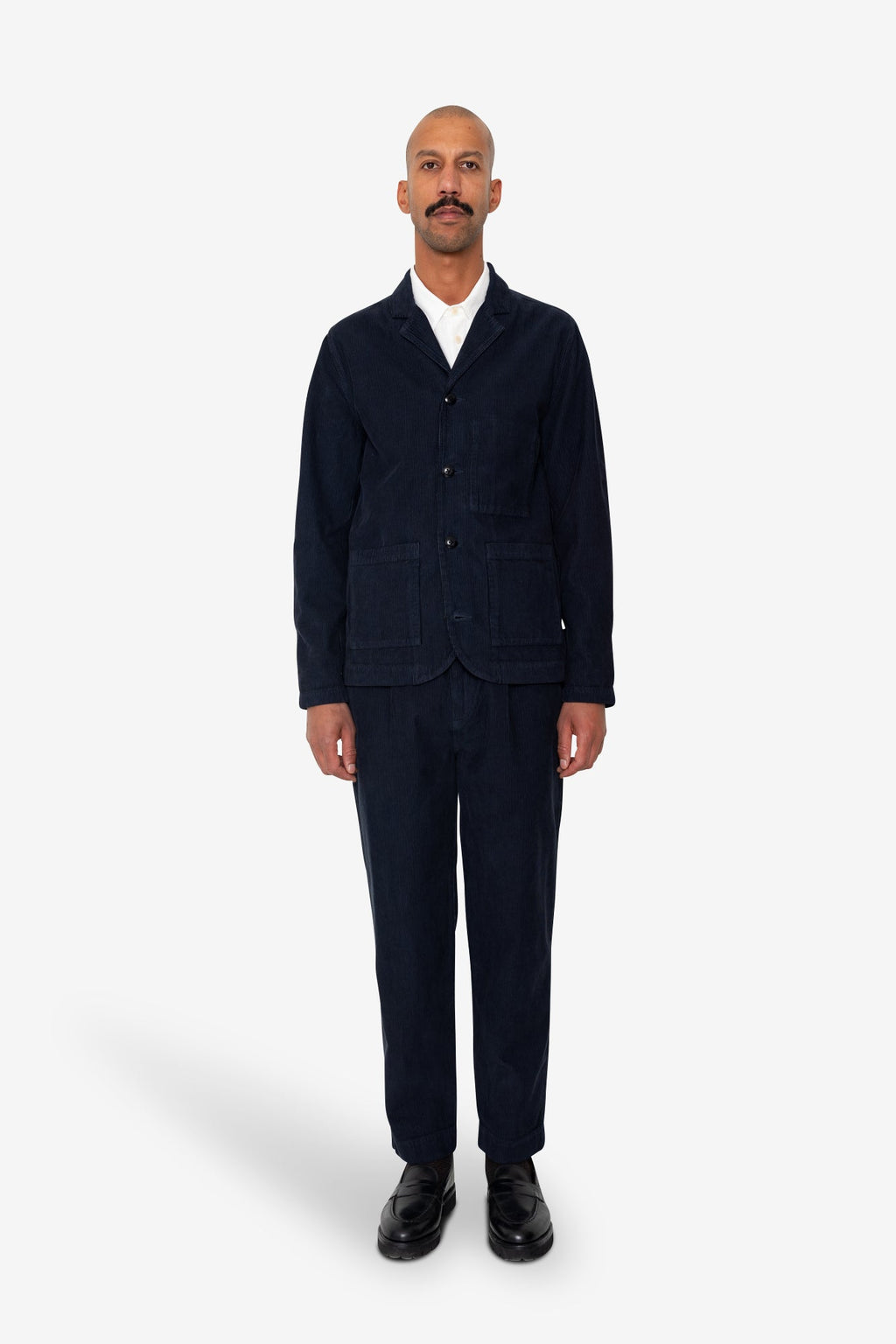 Patch Jacket - Navy Cord
