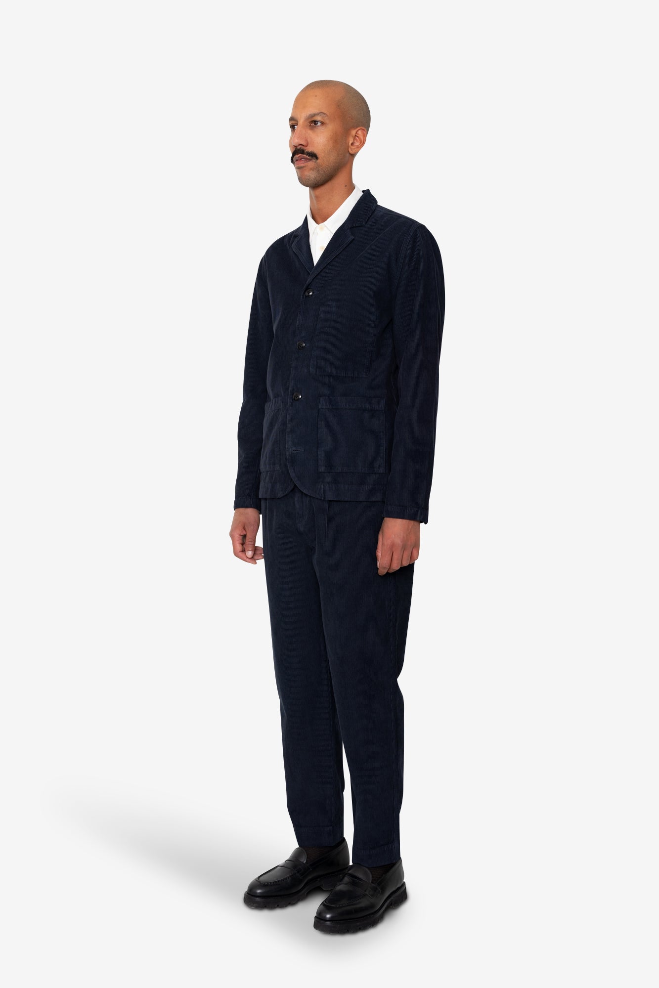 Patch Jacket - Navy Cord
