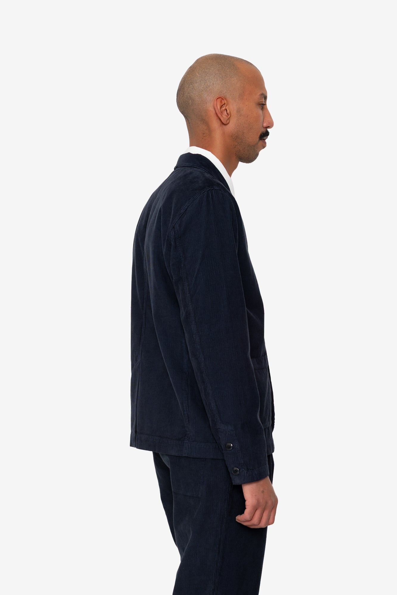 Patch Jacket - Navy Cord