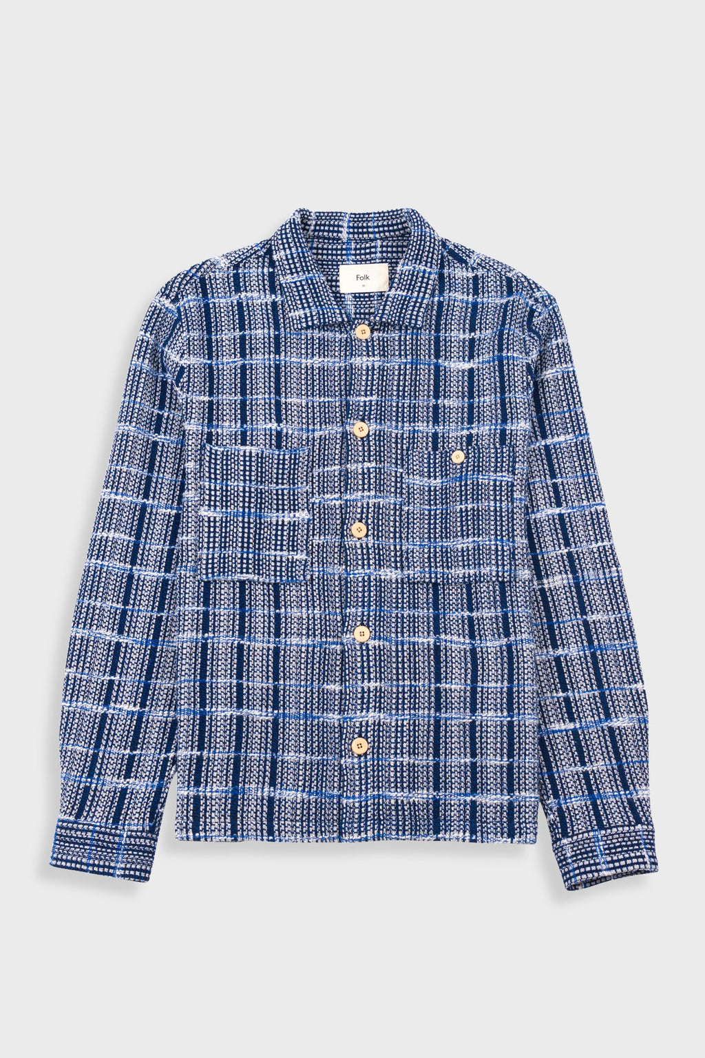 Patch Overshirt - Blue Tapestry