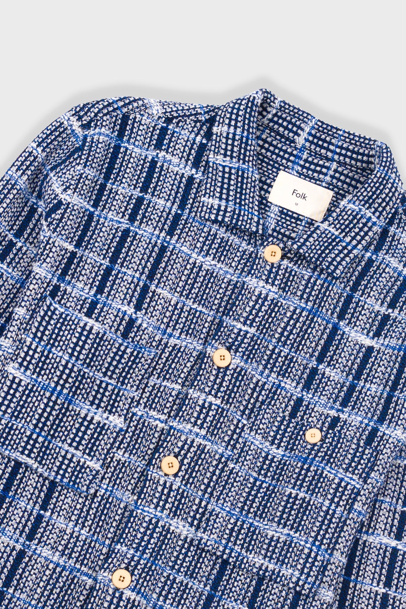 Patch Overshirt - Blue Tapestry
