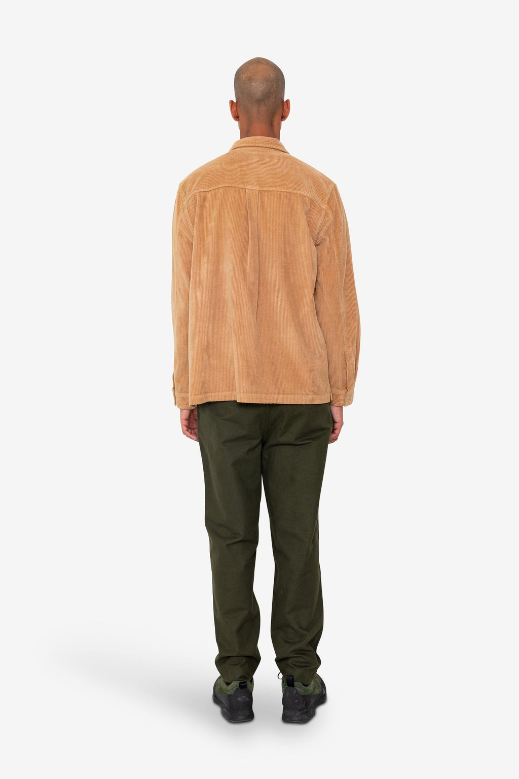 Patch Overshirt - Mink Chunky Cord
