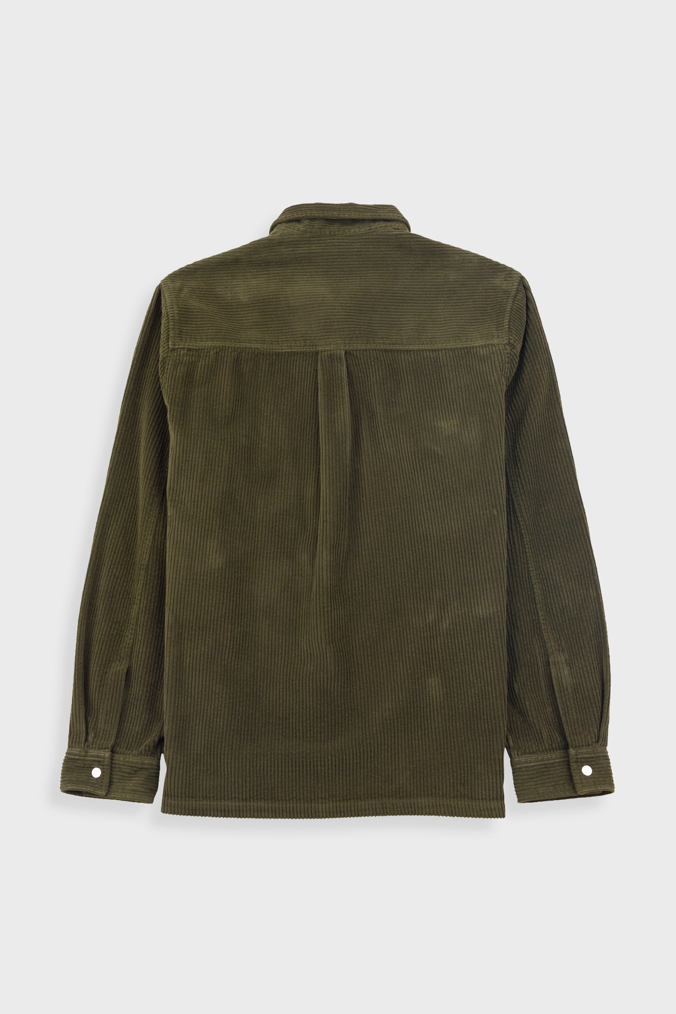 Patch Overshirt - Olive Chunky Cord