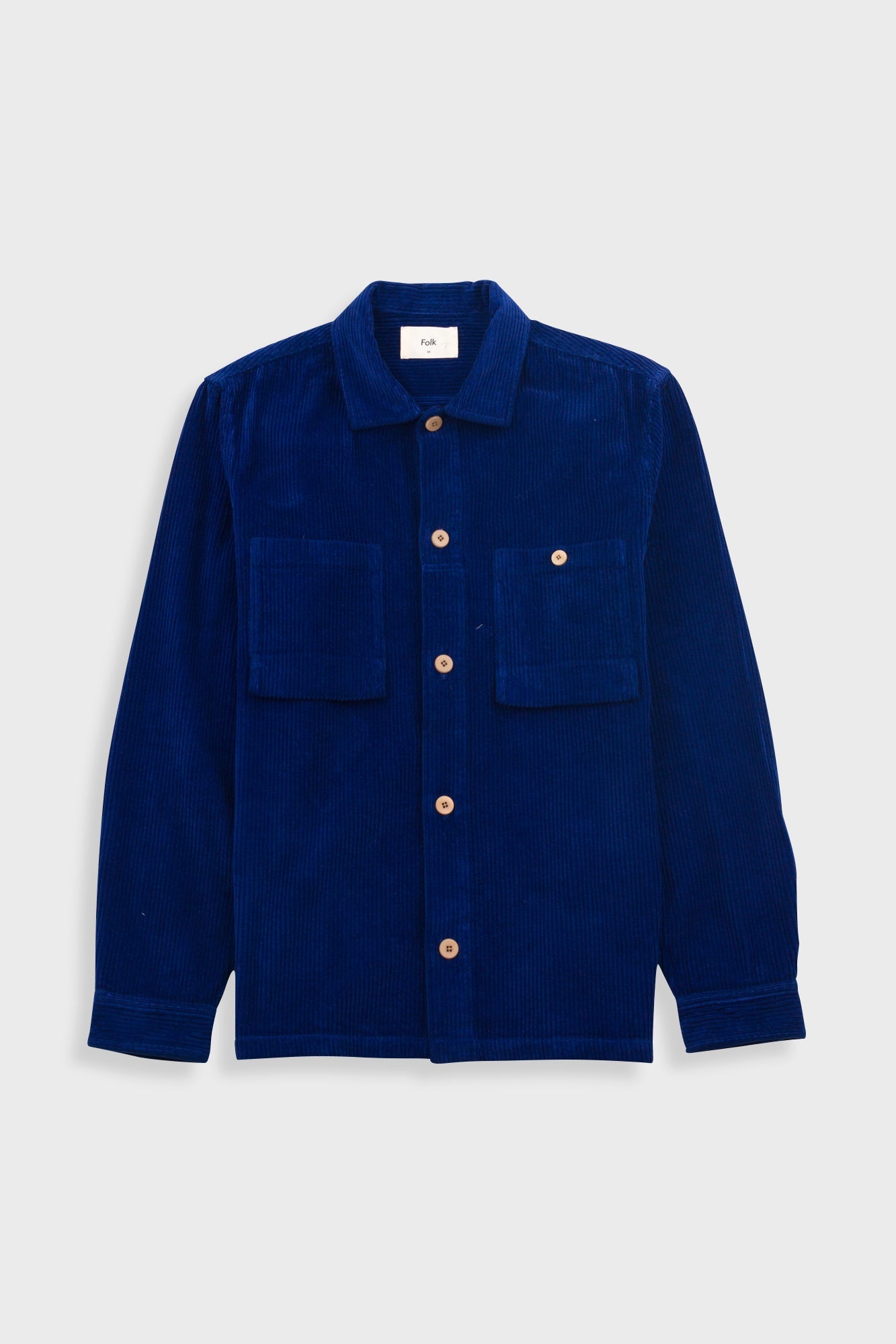 Patch Overshirt - Rich Navy Chunky Cord