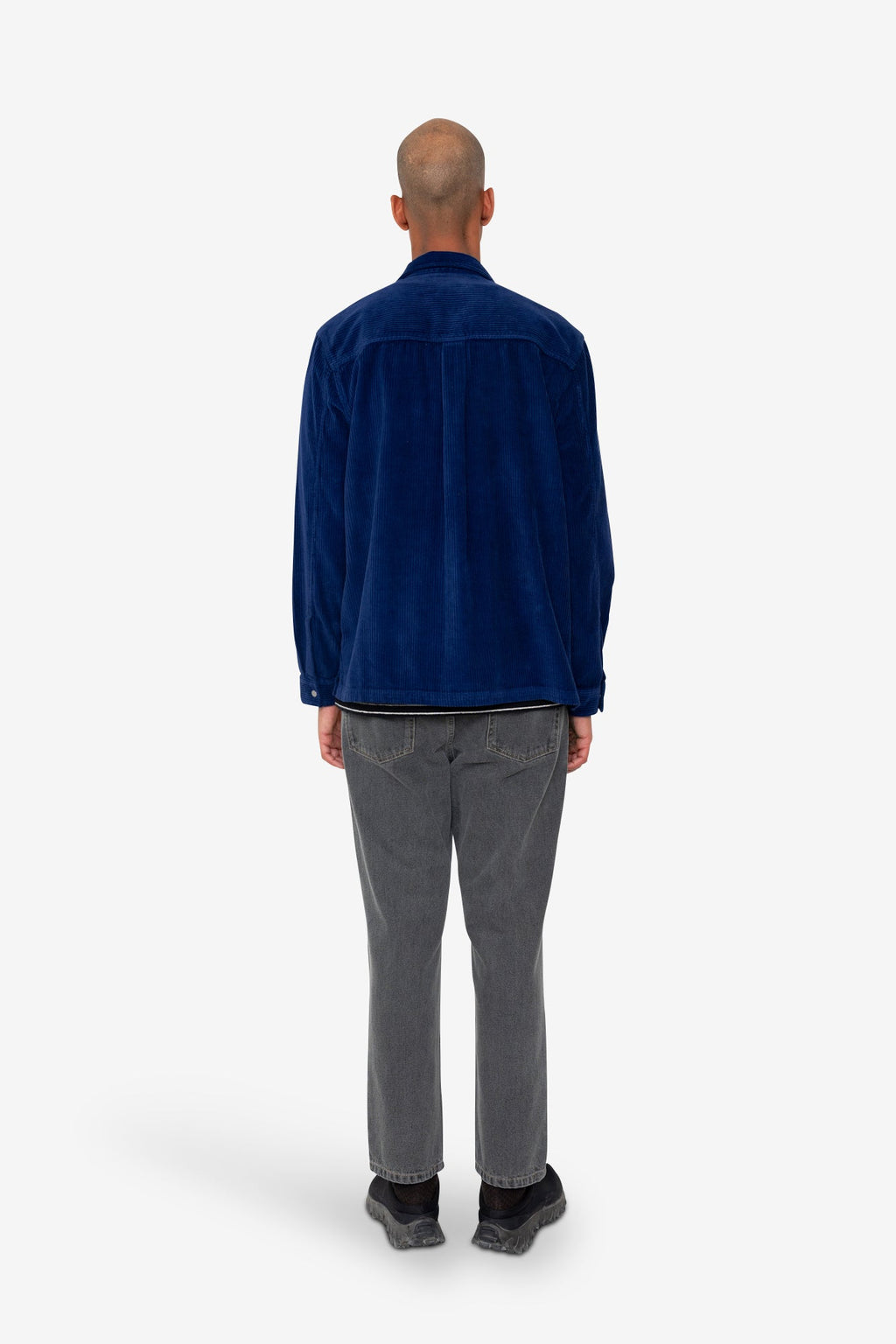Patch Overshirt - Rich Navy Chunky Cord