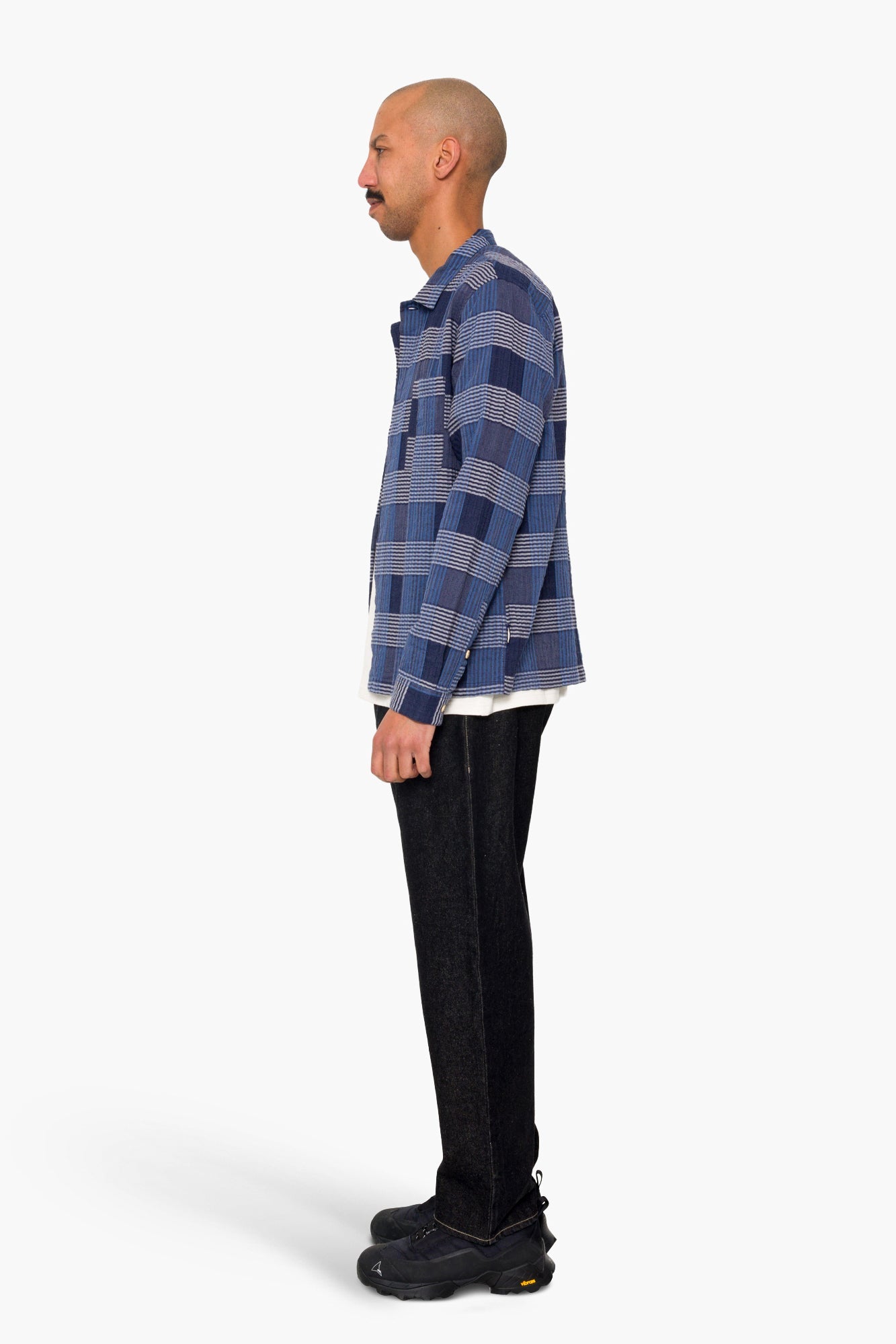 Patch Shirt - Blue Multicheck