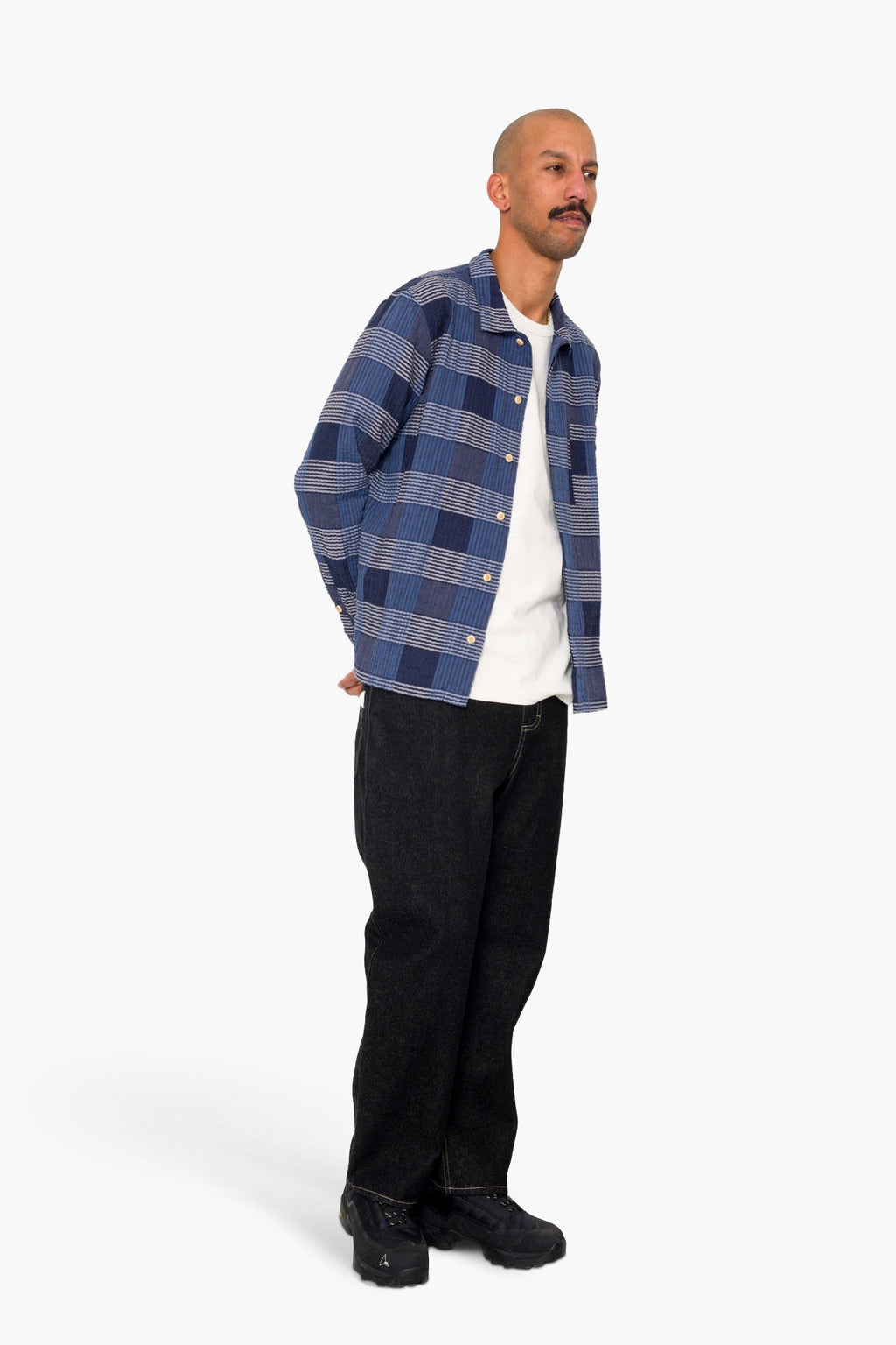 Patch Shirt - Blue Multicheck