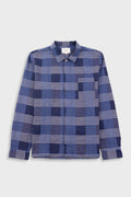 Patch Shirt - Blue Multicheck