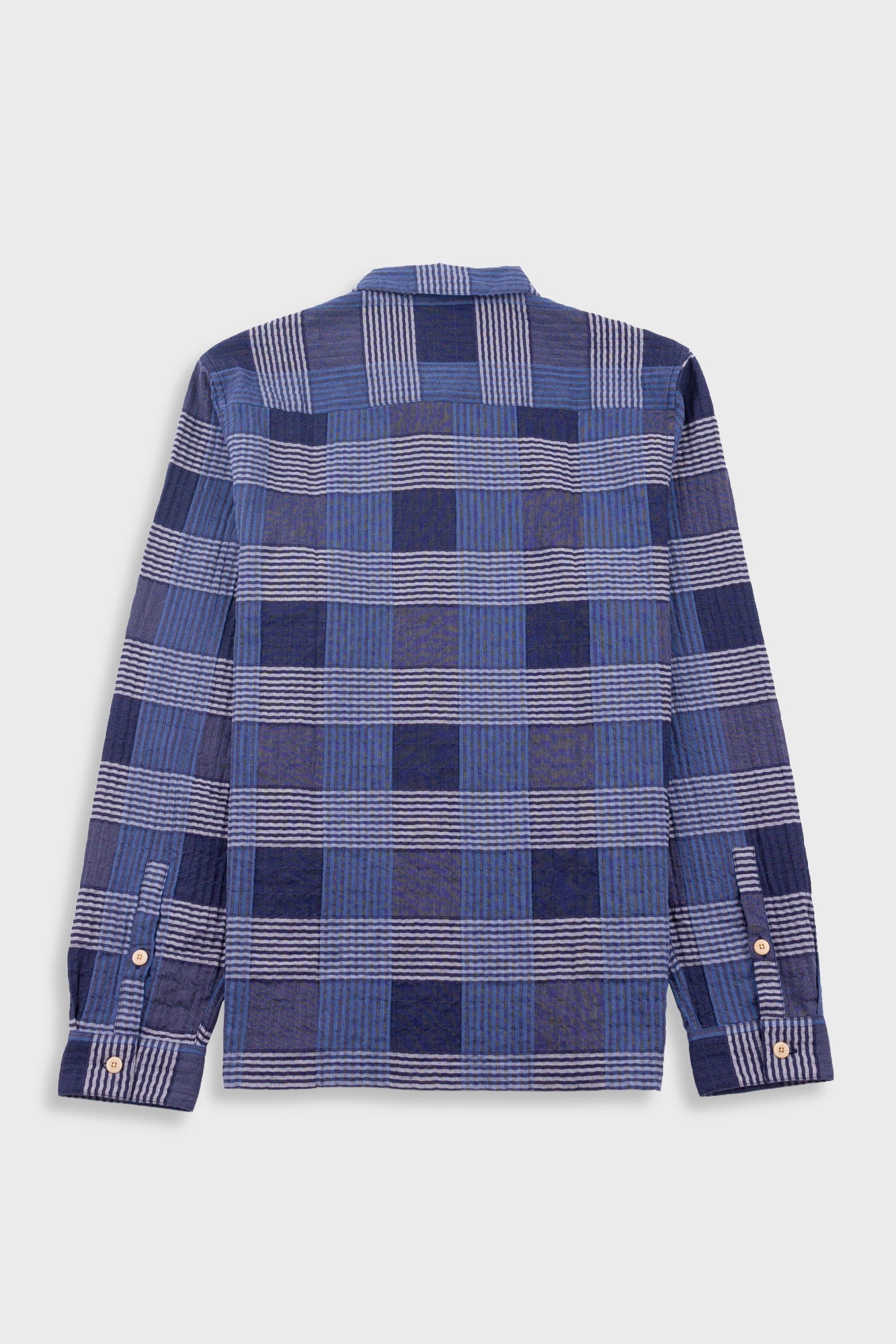 Patch Shirt - Blue Multicheck