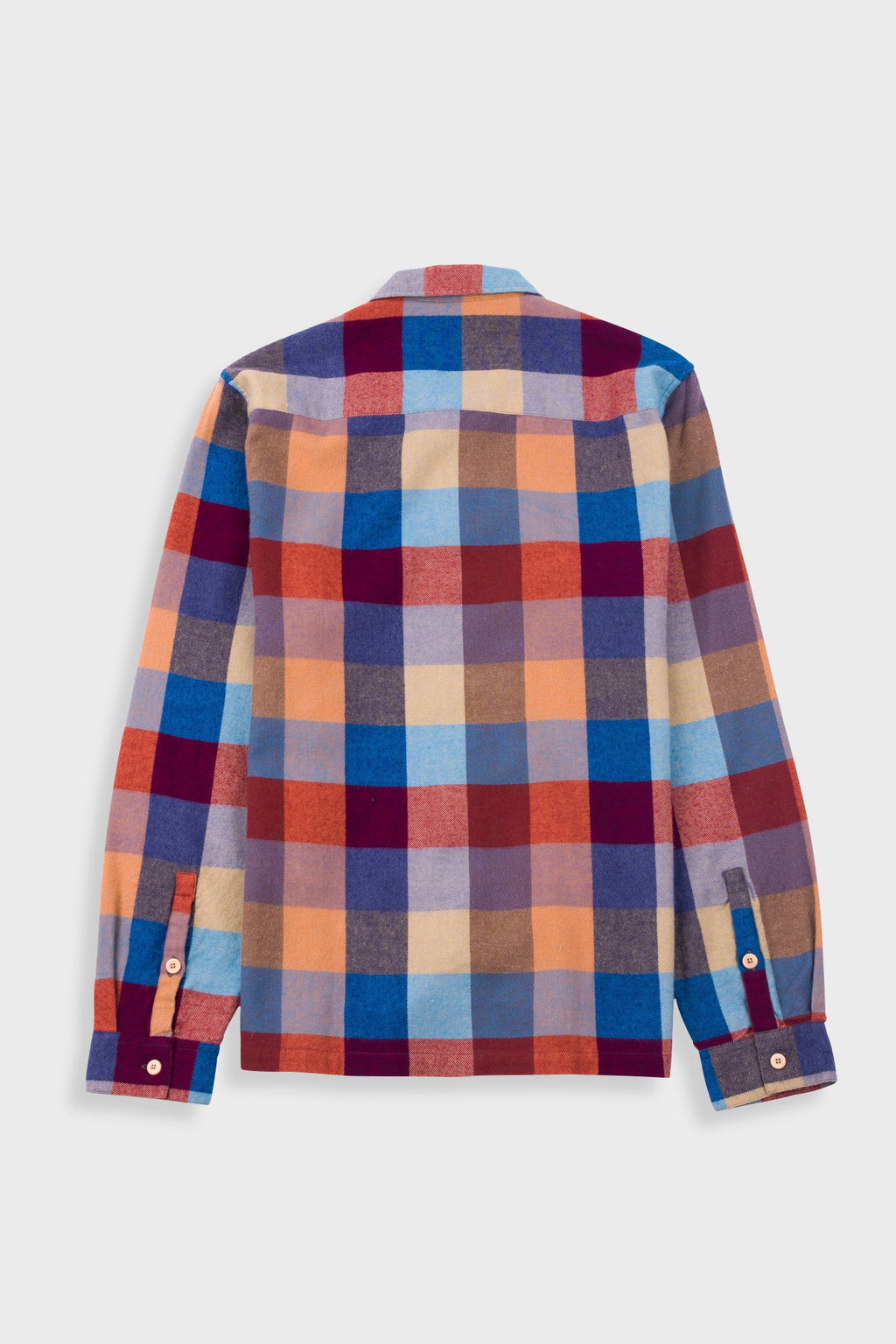 Patch Shirt - Crimson Blue Mix