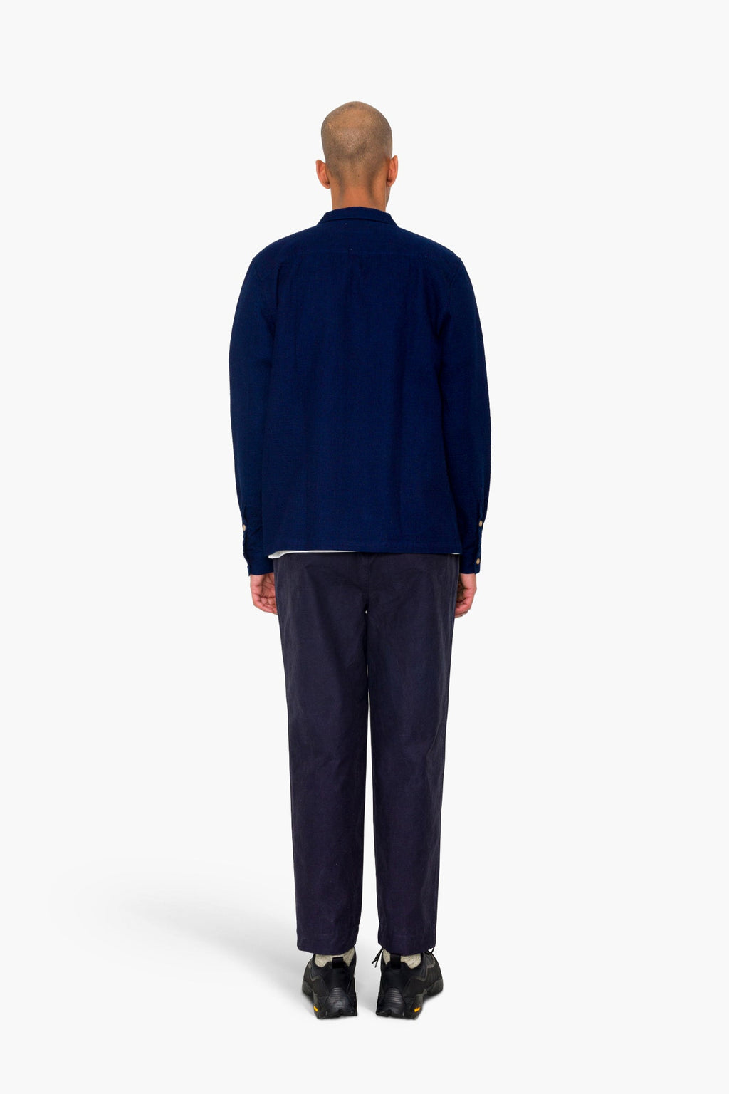 Patch Shirt - Indigo Doublecloth