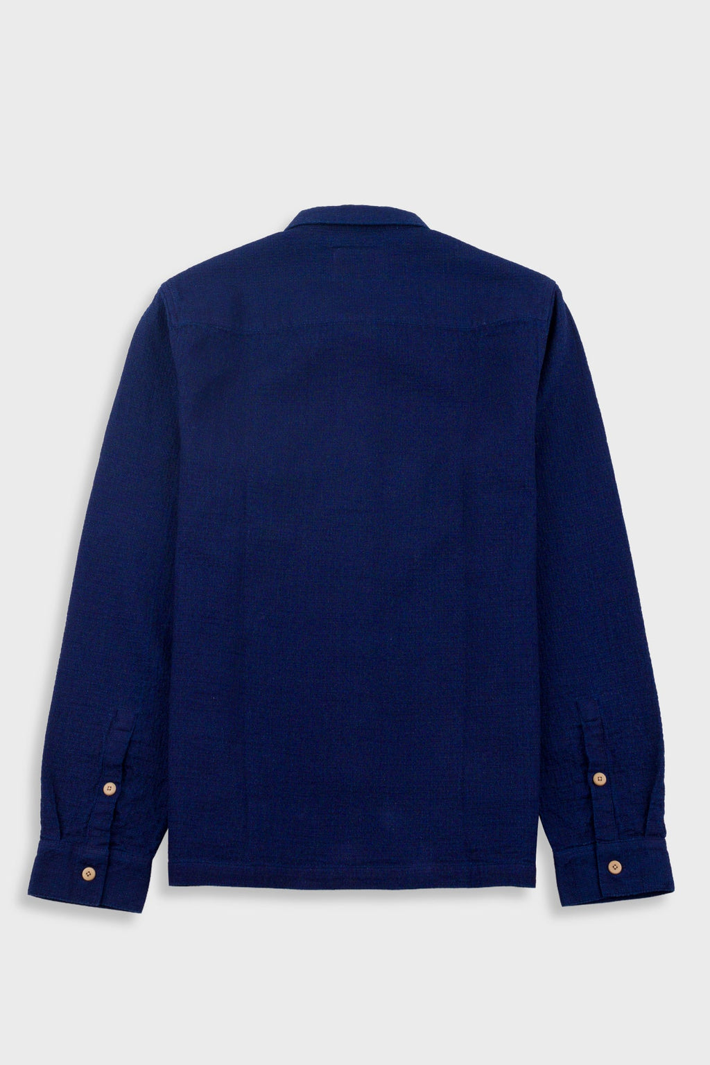 Patch Shirt - Indigo Doublecloth