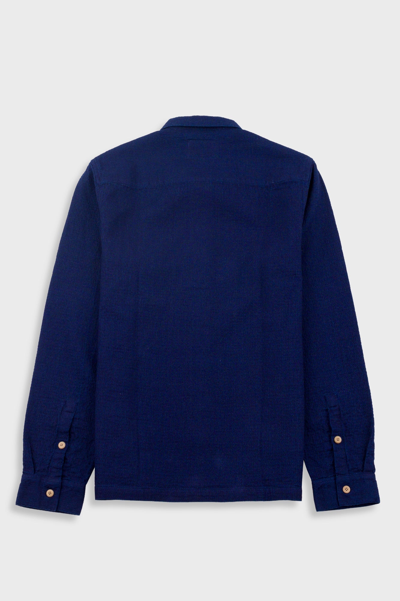 Patch Shirt - Indigo Doublecloth