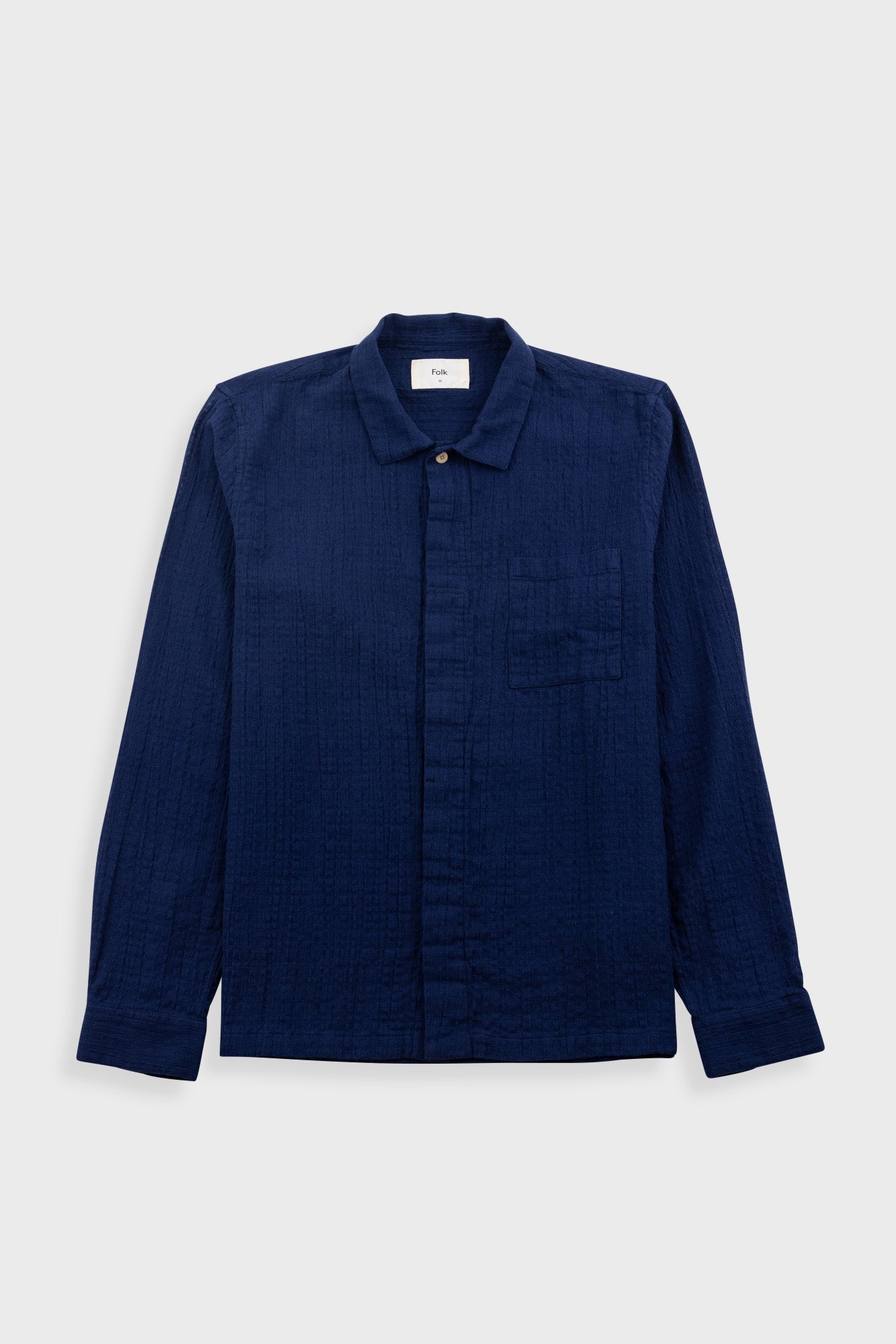 Patch Shirt - Navy Openweave