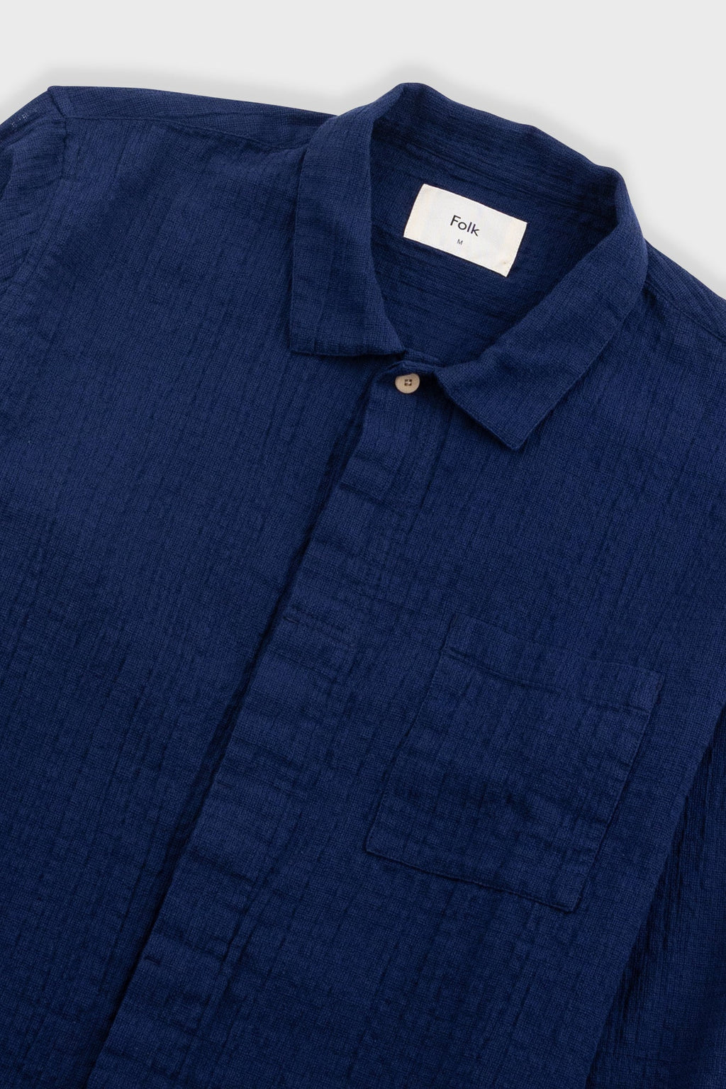 Patch Shirt - Navy Openweave