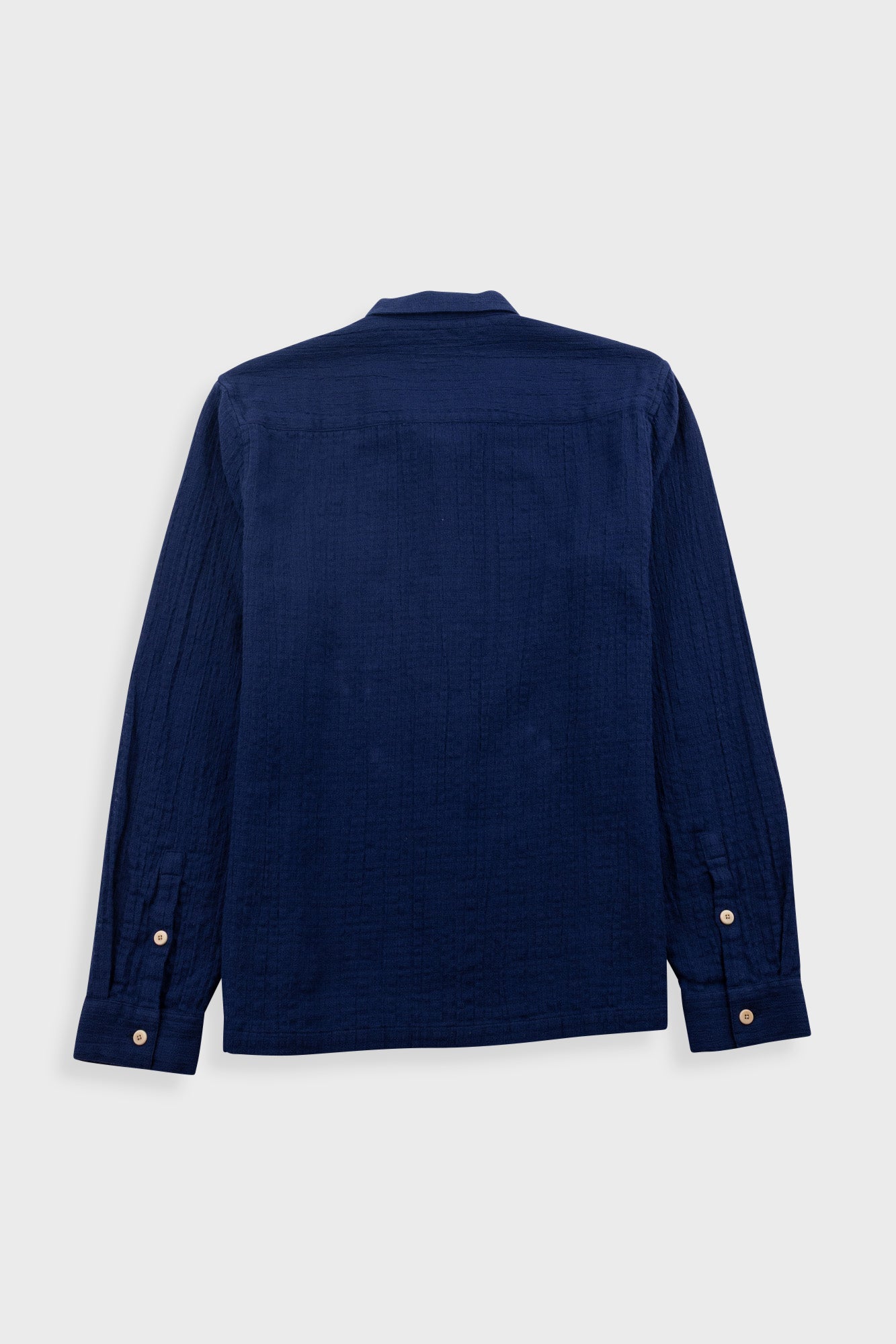 Patch Shirt - Navy Openweave
