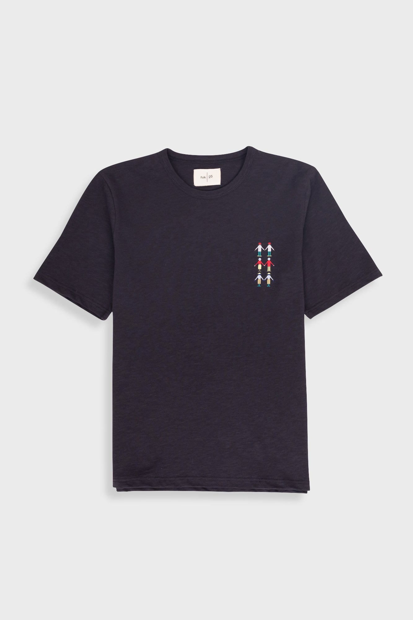 People T-Shirt - Soft Black Multi