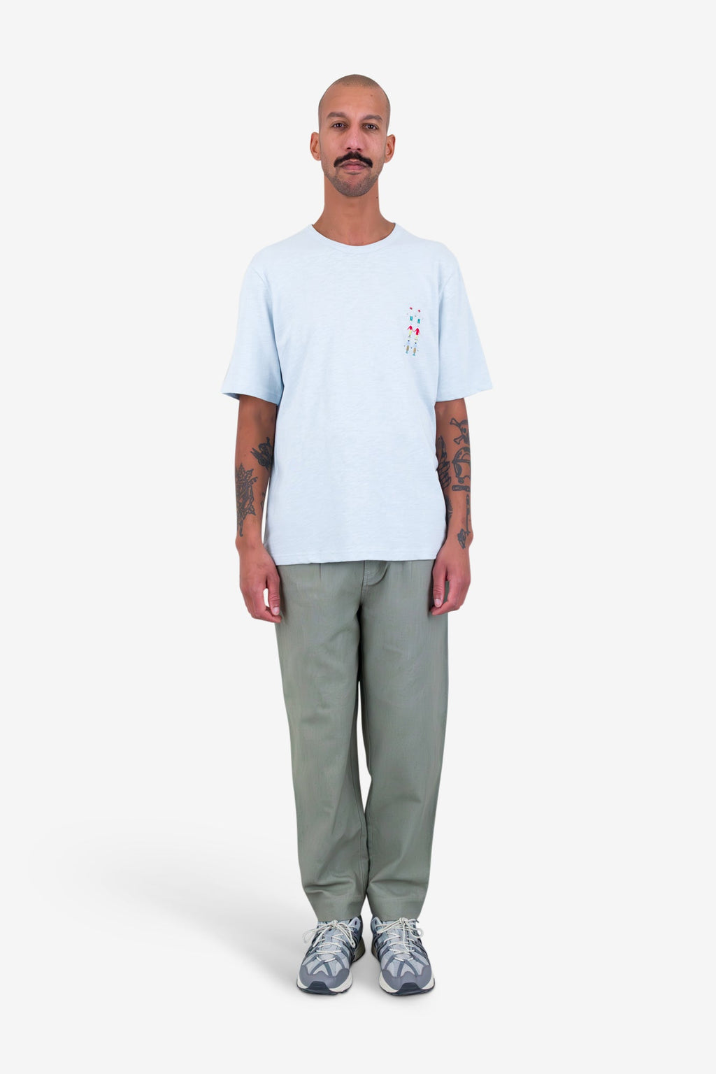 People T-Shirt - Soft Blue