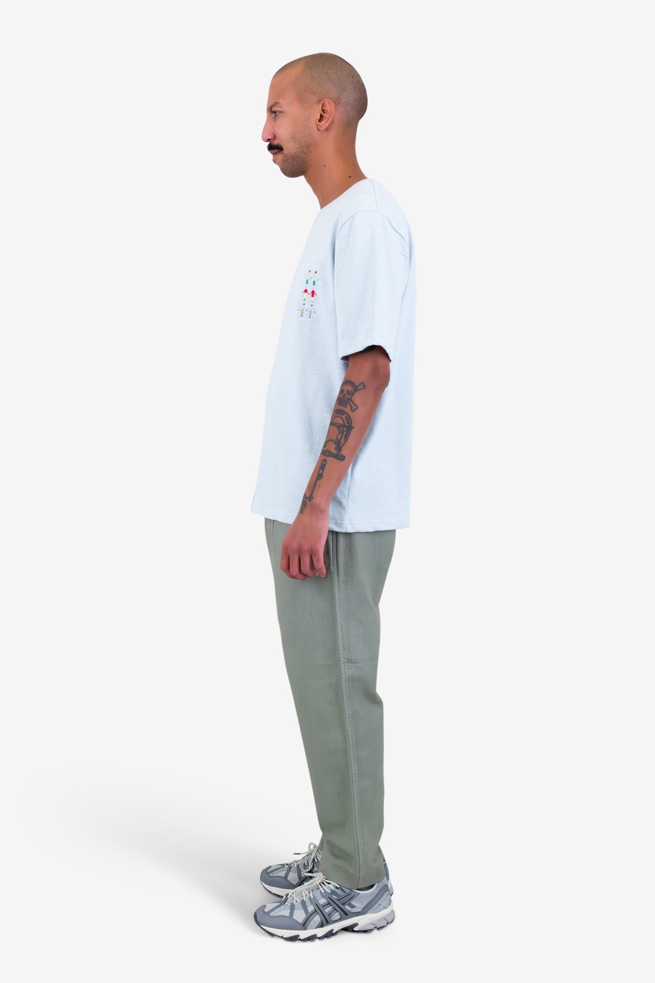 People T-Shirt - Soft Blue